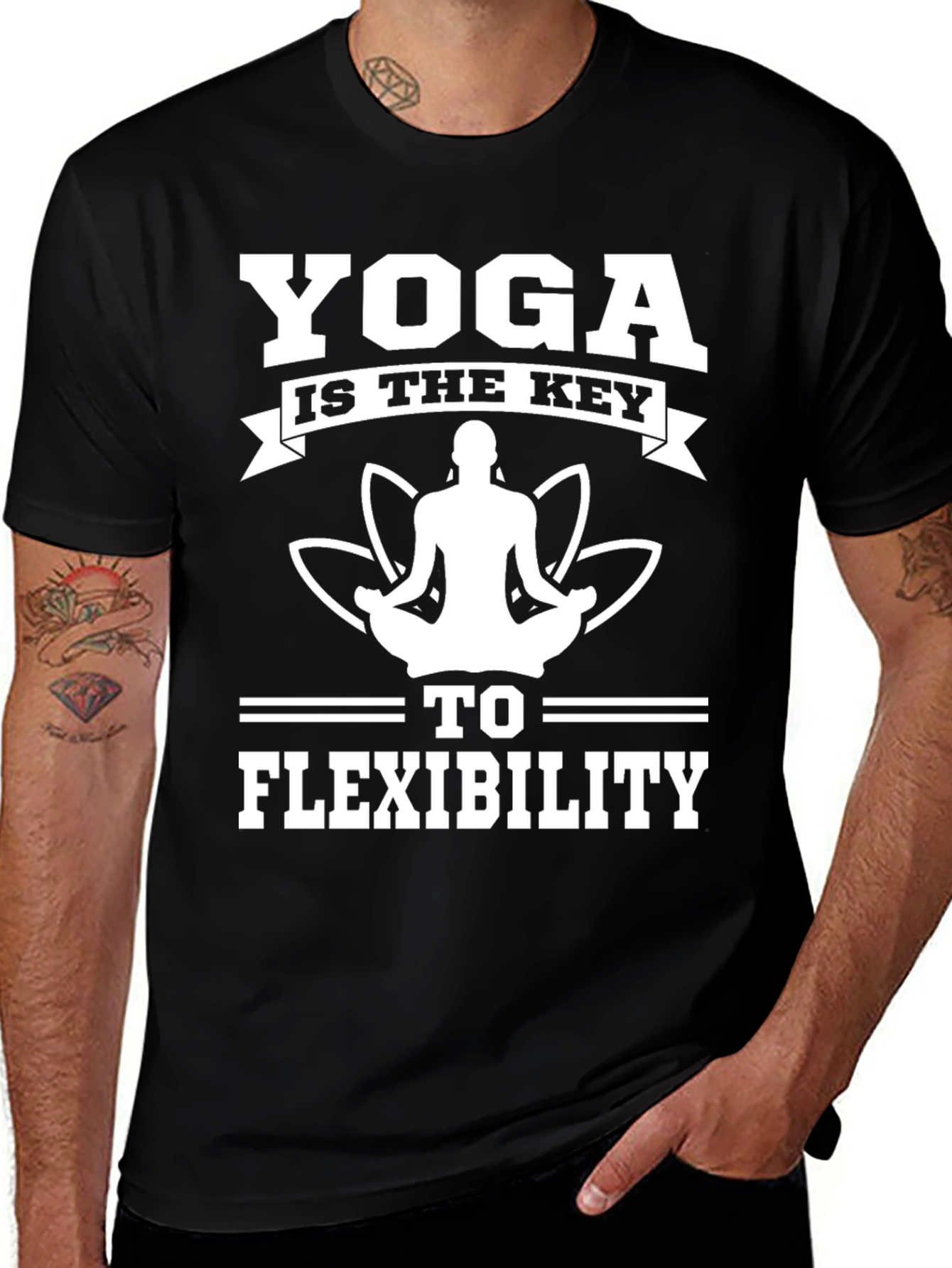 Variant 26 of Yoga is the Key Graphic T-Shirt