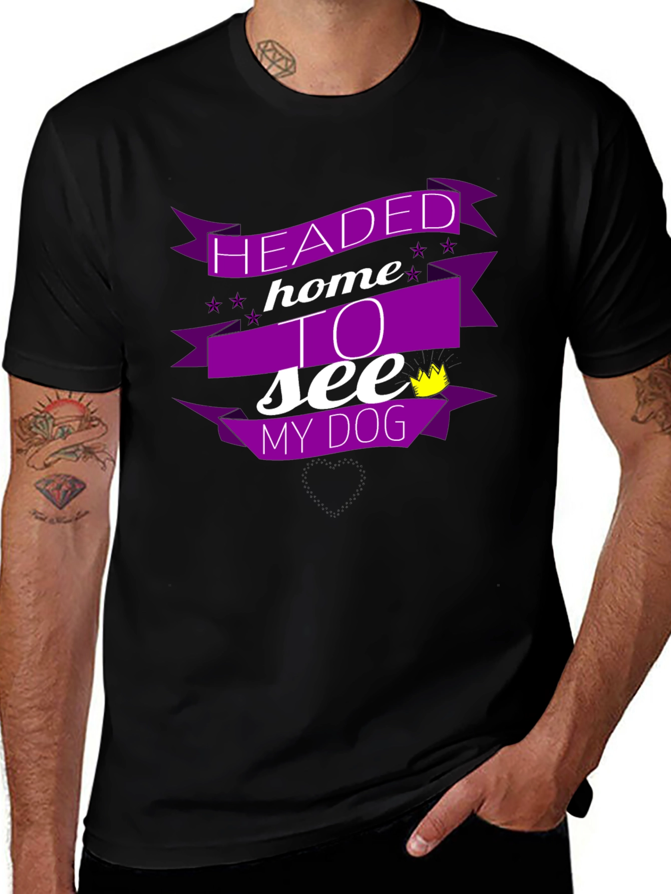 Headed Home To See My Dog Graphic Tee