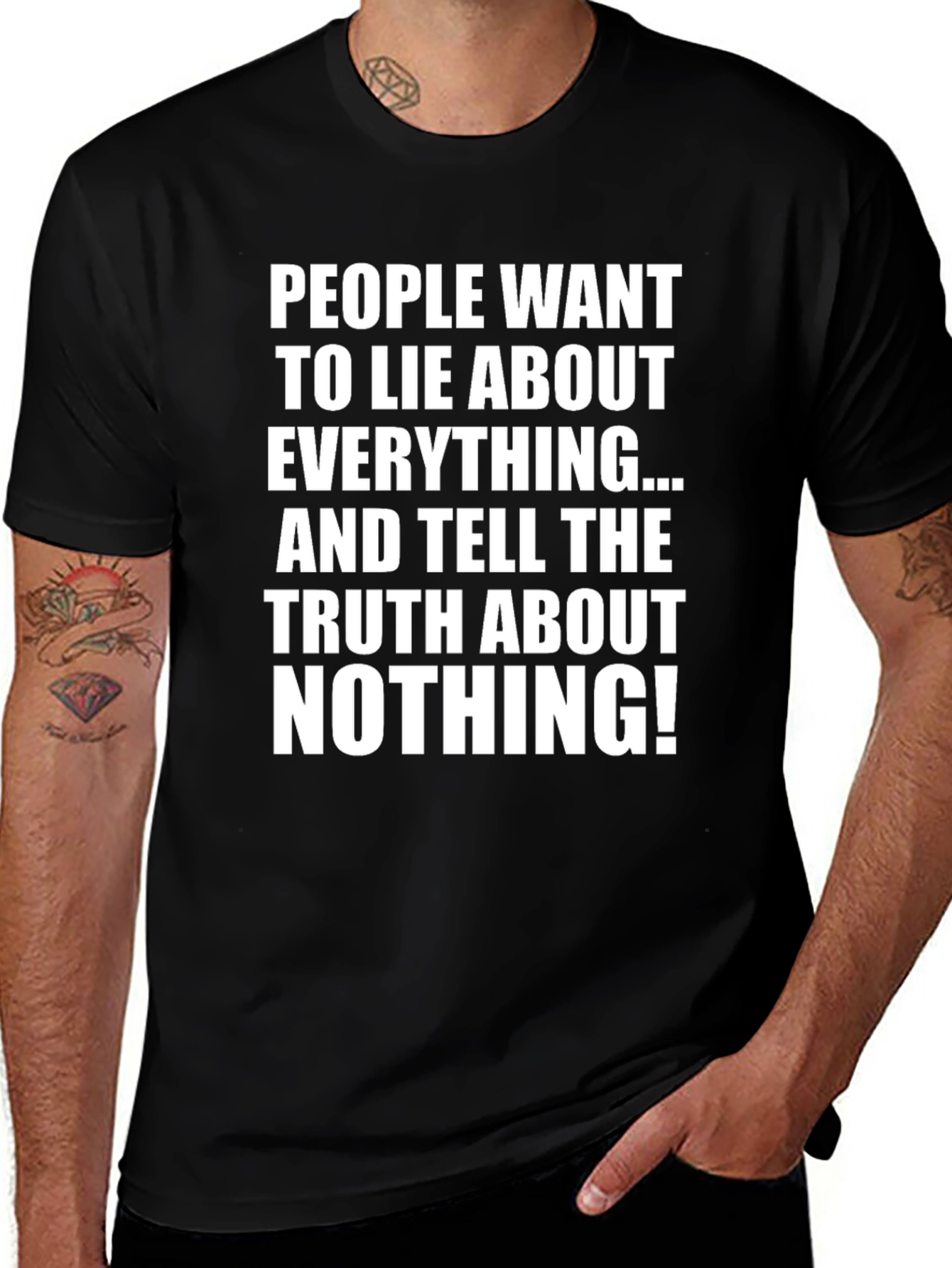 Variant 24 of Truth About Nothing Graphic Tee