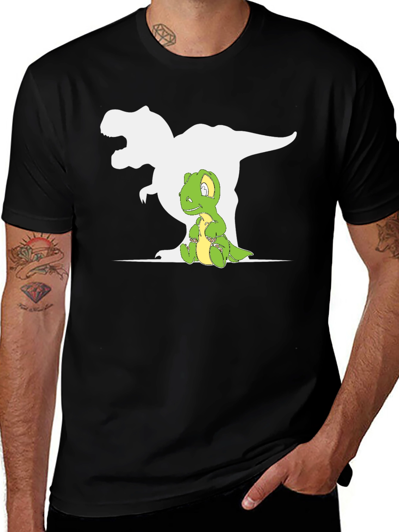 Variant 28 of Dino Shadow T-Shirt