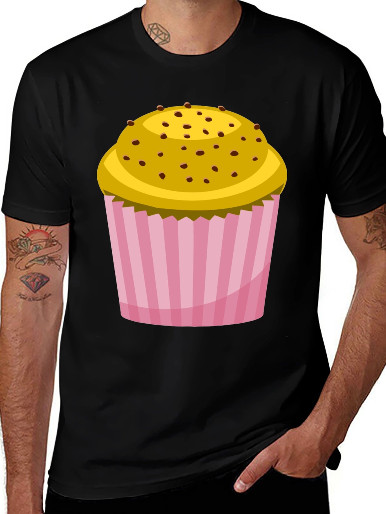 Variant 14 of Cupcake Graphic Tee - Sweet Style!