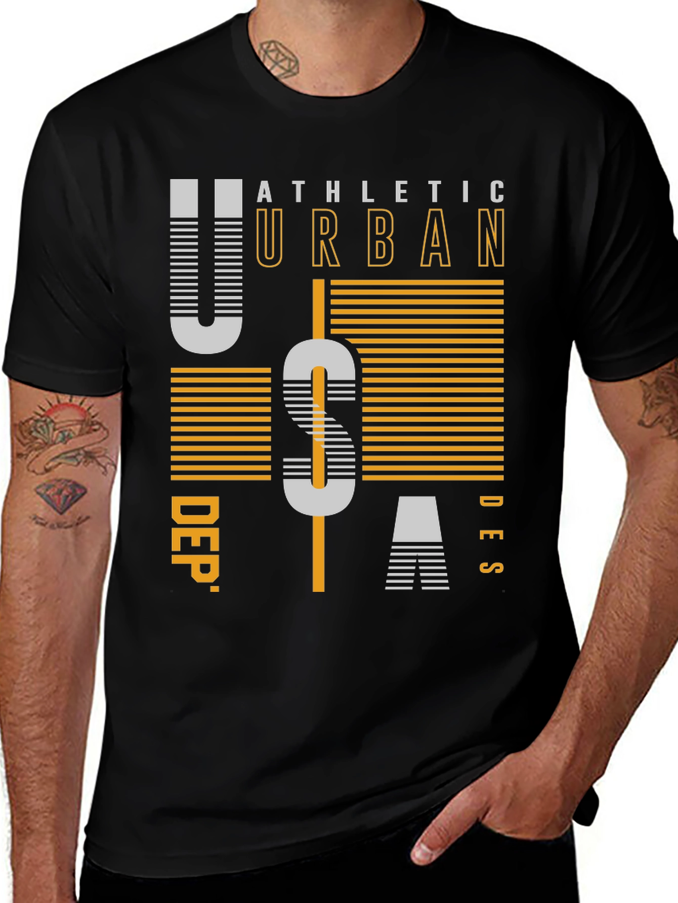 Variant 10 of Athletic Urban USA Dept. T-Shirt