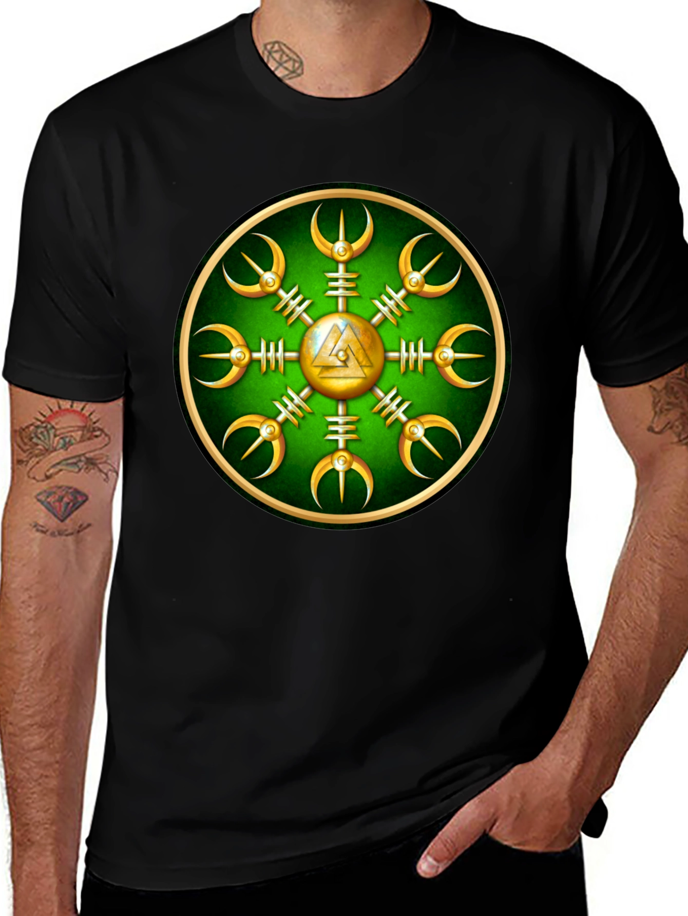 Helm of Awe Viking Symbol T-Shirt