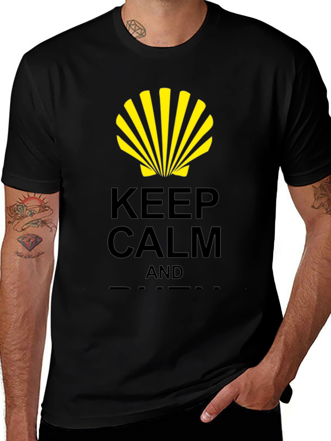 Variant 14 of Keep Calm Shell Graphic T-Shirt
