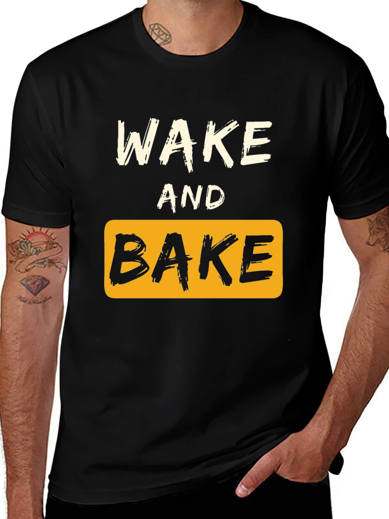 Variant 25 of Wake and Bake Graphic T-Shirt