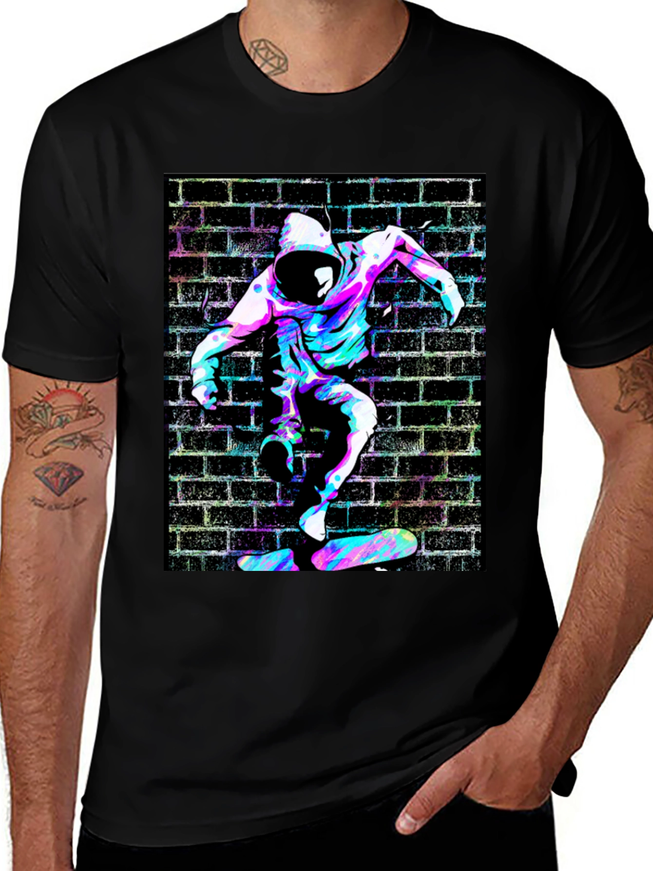 Variant 10 of Skateboarding Graphic Tee - Streetwear Style