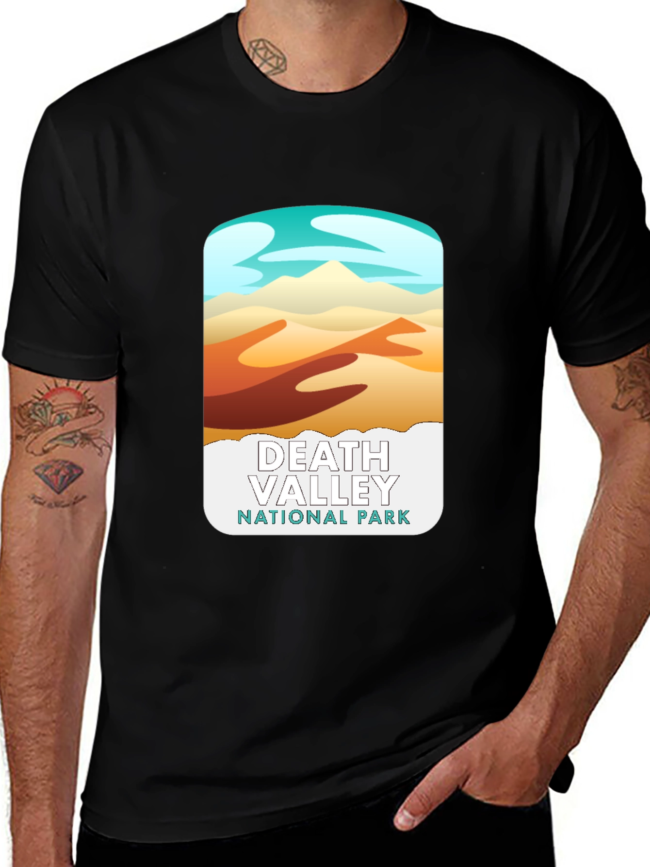Variant 18 of Death Valley National Park Graphic Tee - Black