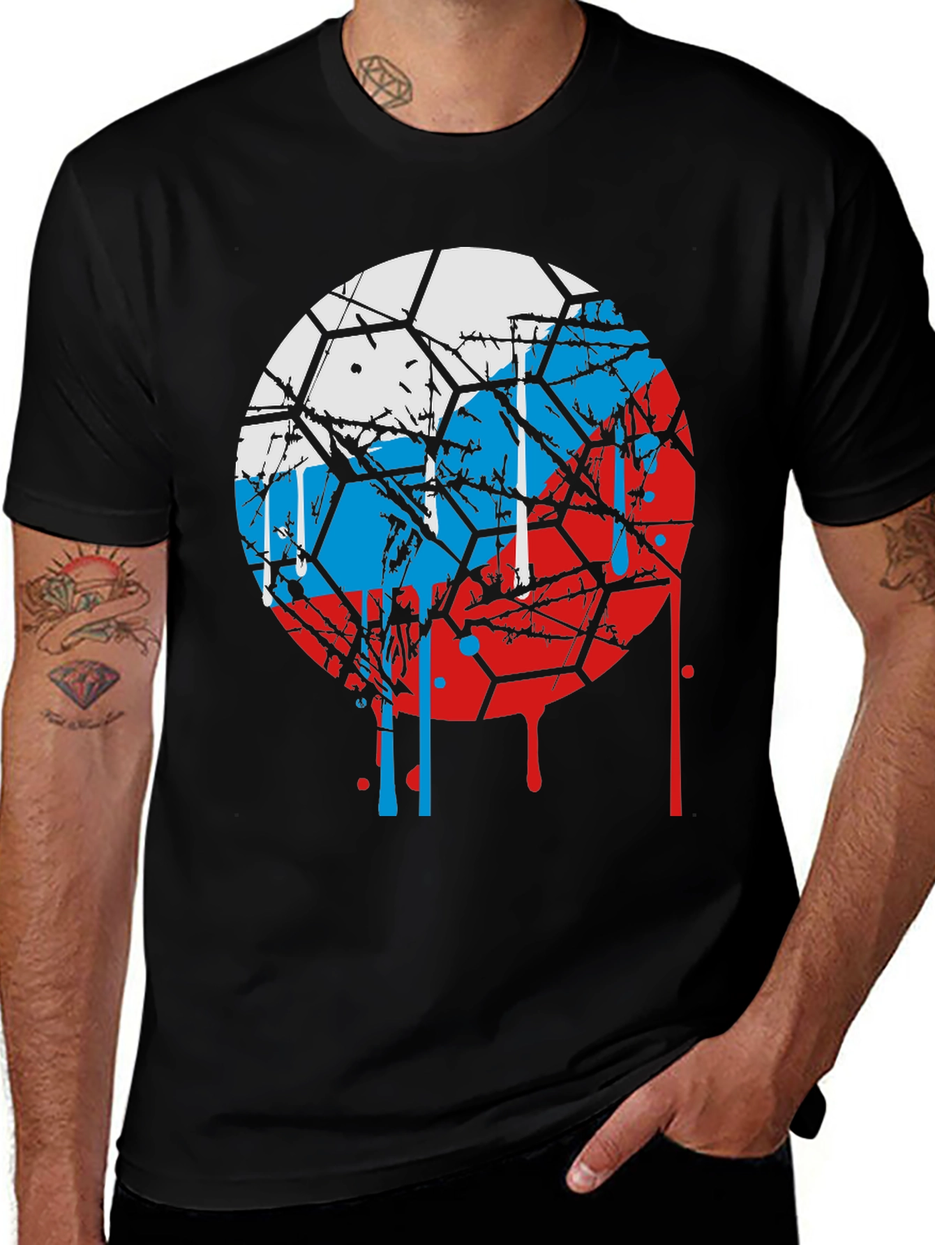 Variant 14 of Abstract Flag T-Shirt