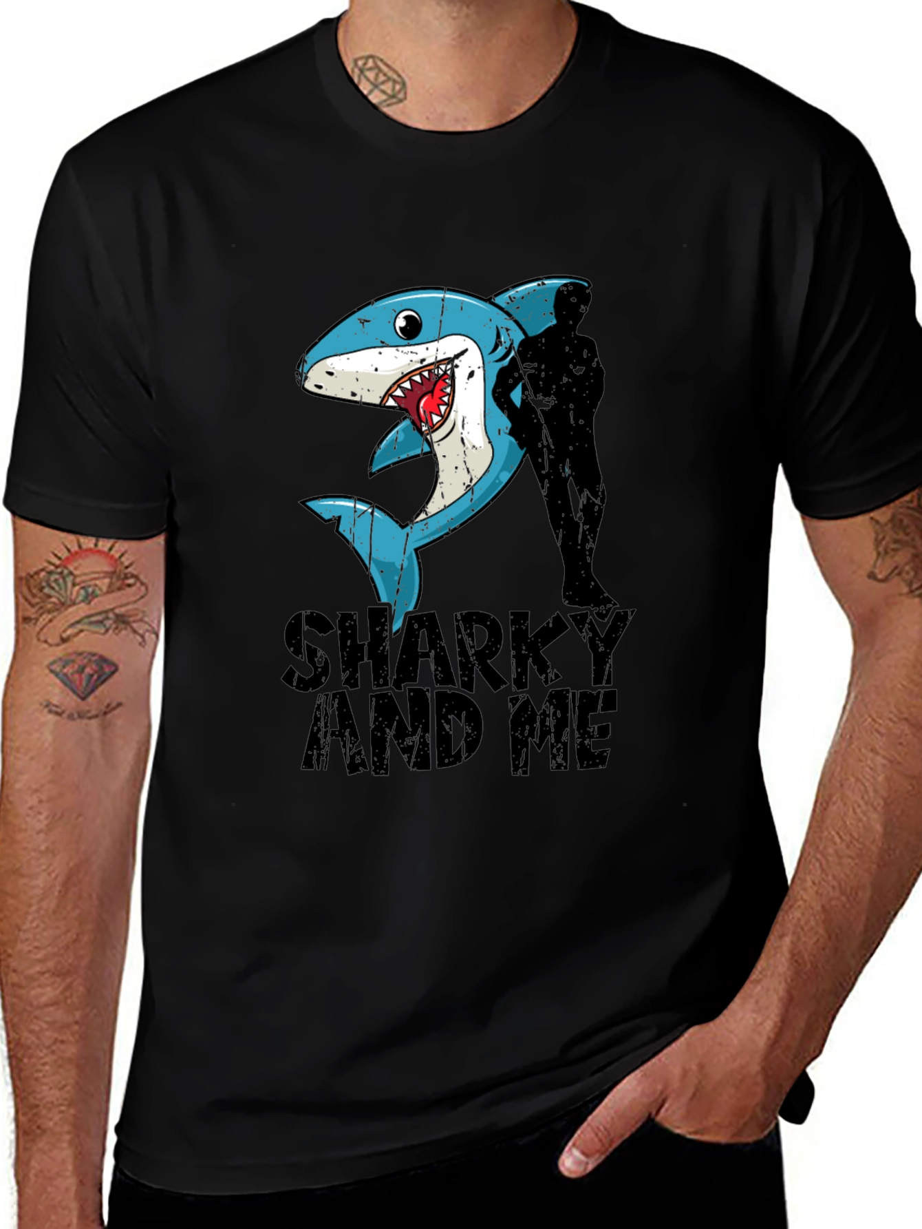 Variant 7 of Sharky and Me Graphic Tee