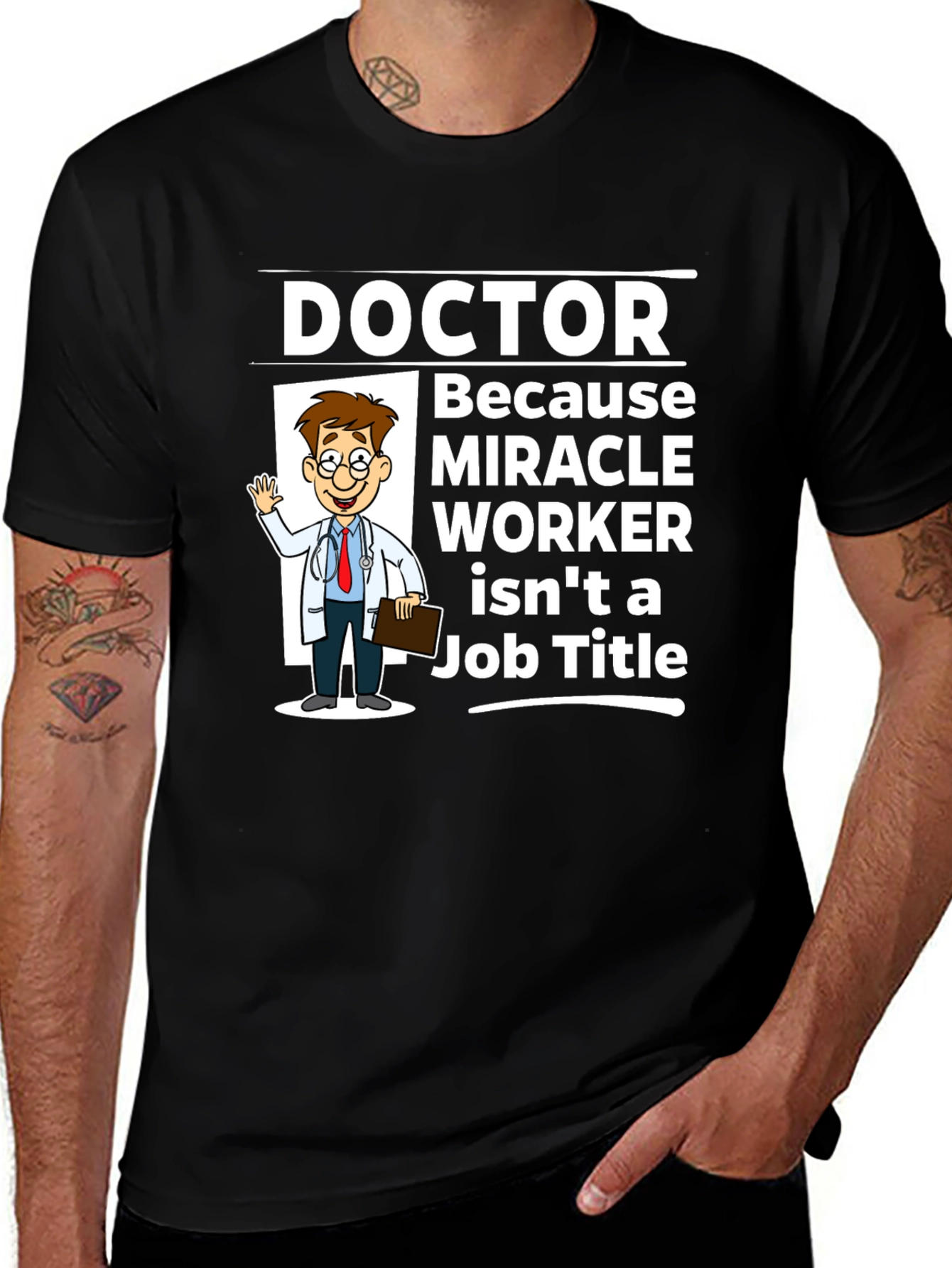 Variant 16 of Doctor Miracle Worker Graphic T-Shirt