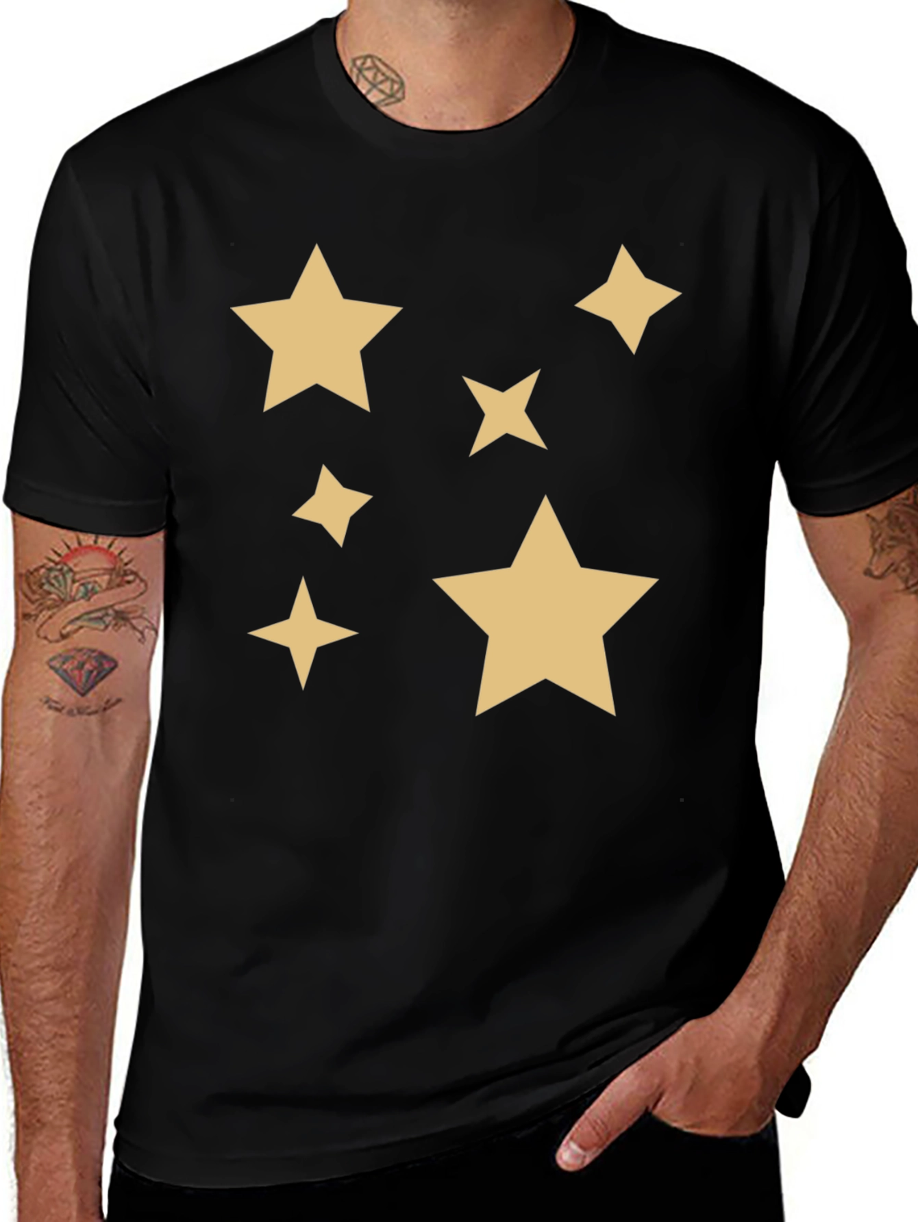 Variant 15 of Starry Night Black Tee