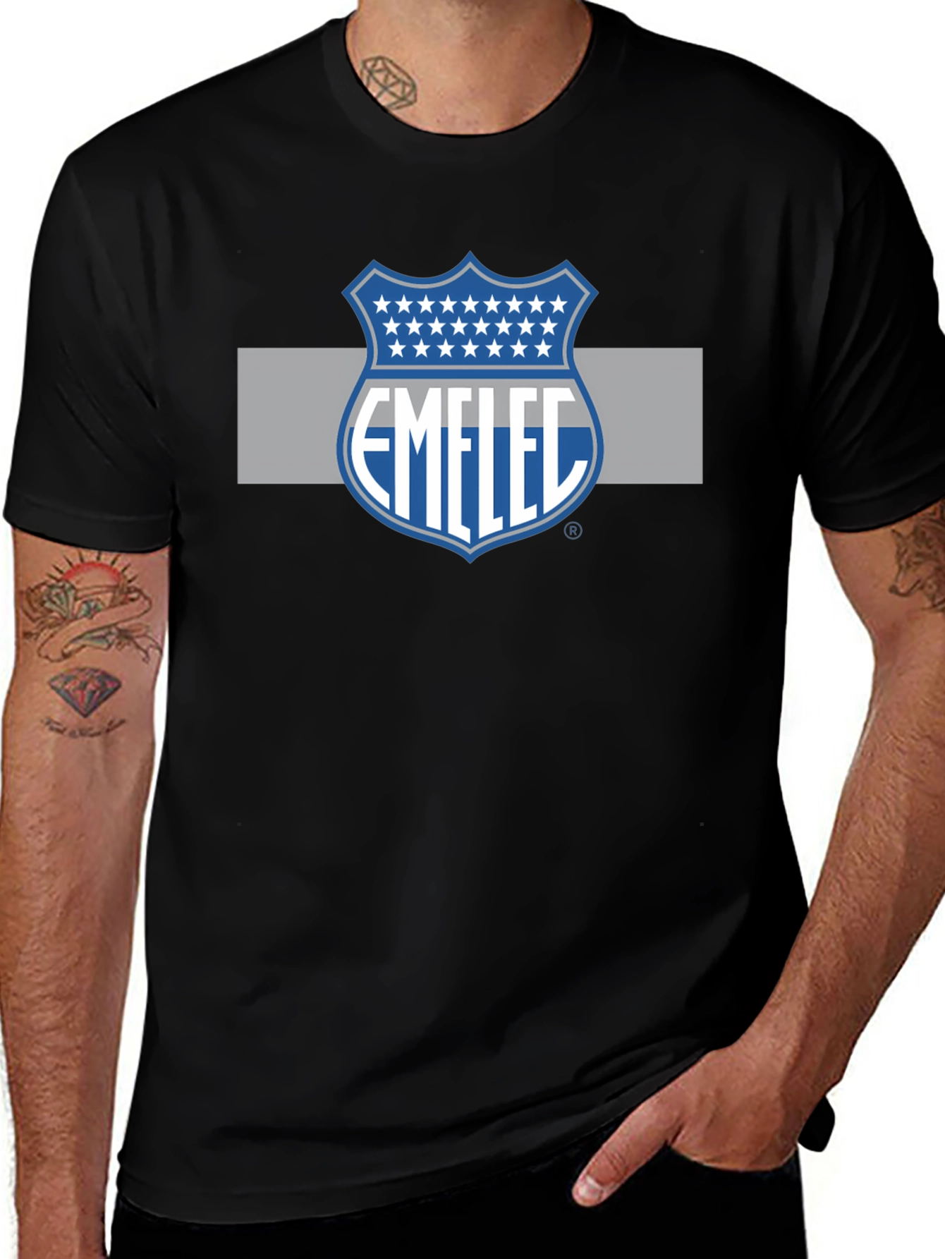 Emelec Shield Graphic T-Shirt - Black