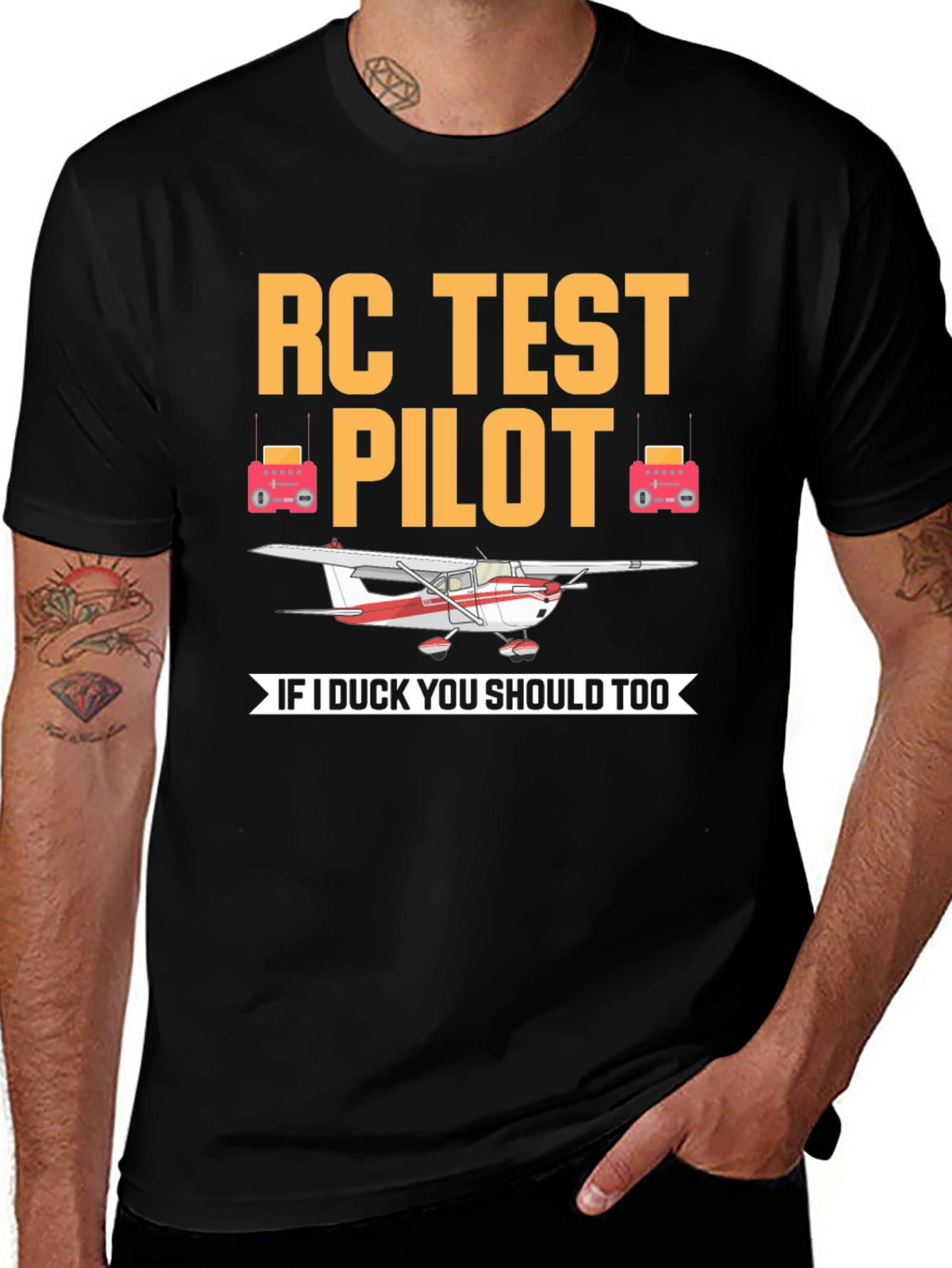 RC Test Pilot T-Shirt - Funny Aviation Apparel