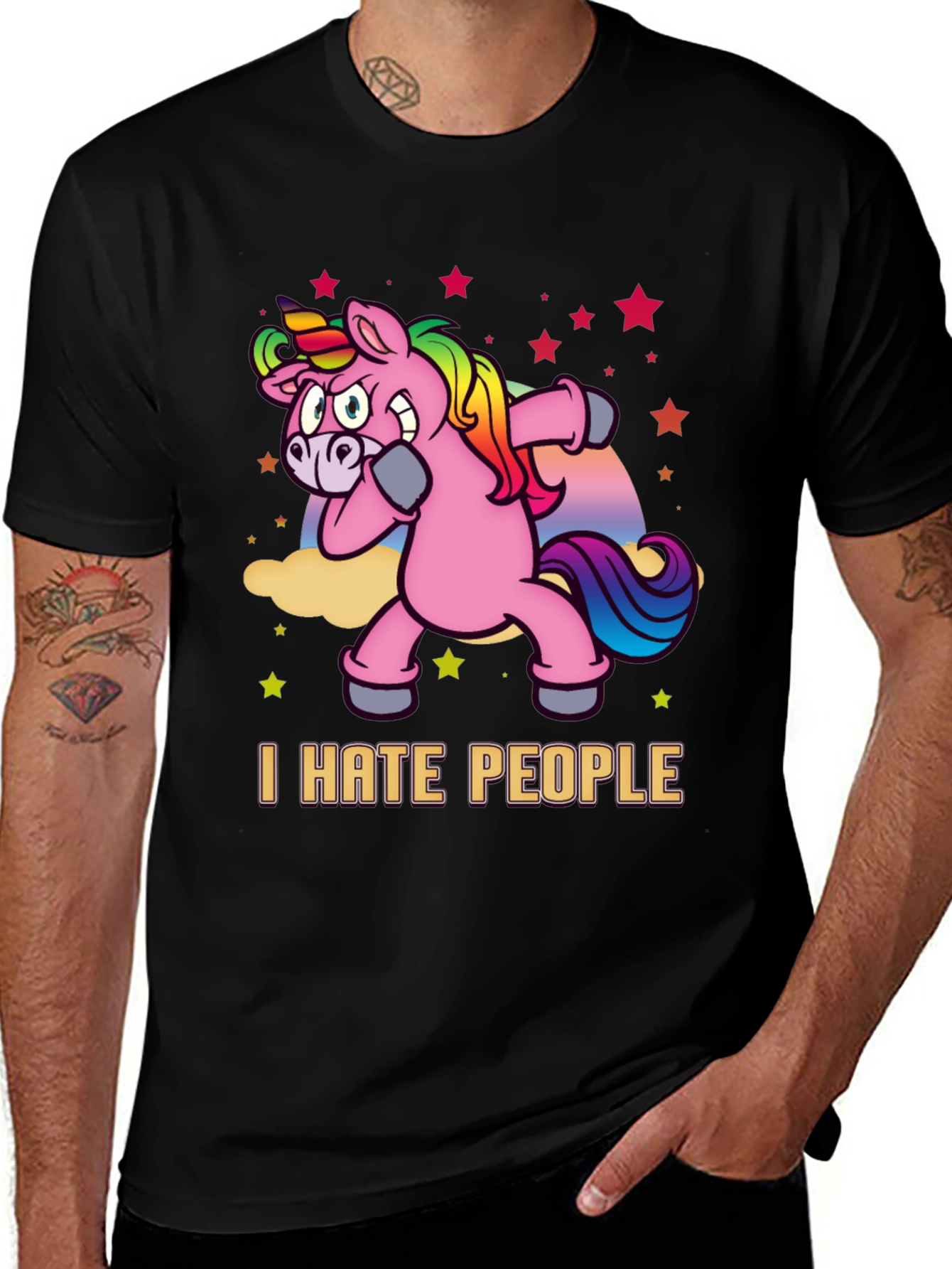 I Hate People Unicorn T-Shirt