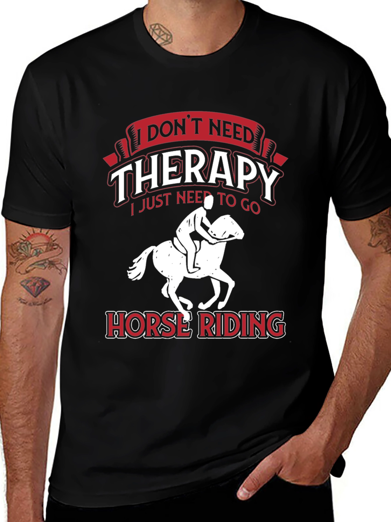 Variant 7 of Horse Riding Therapy T-Shirt