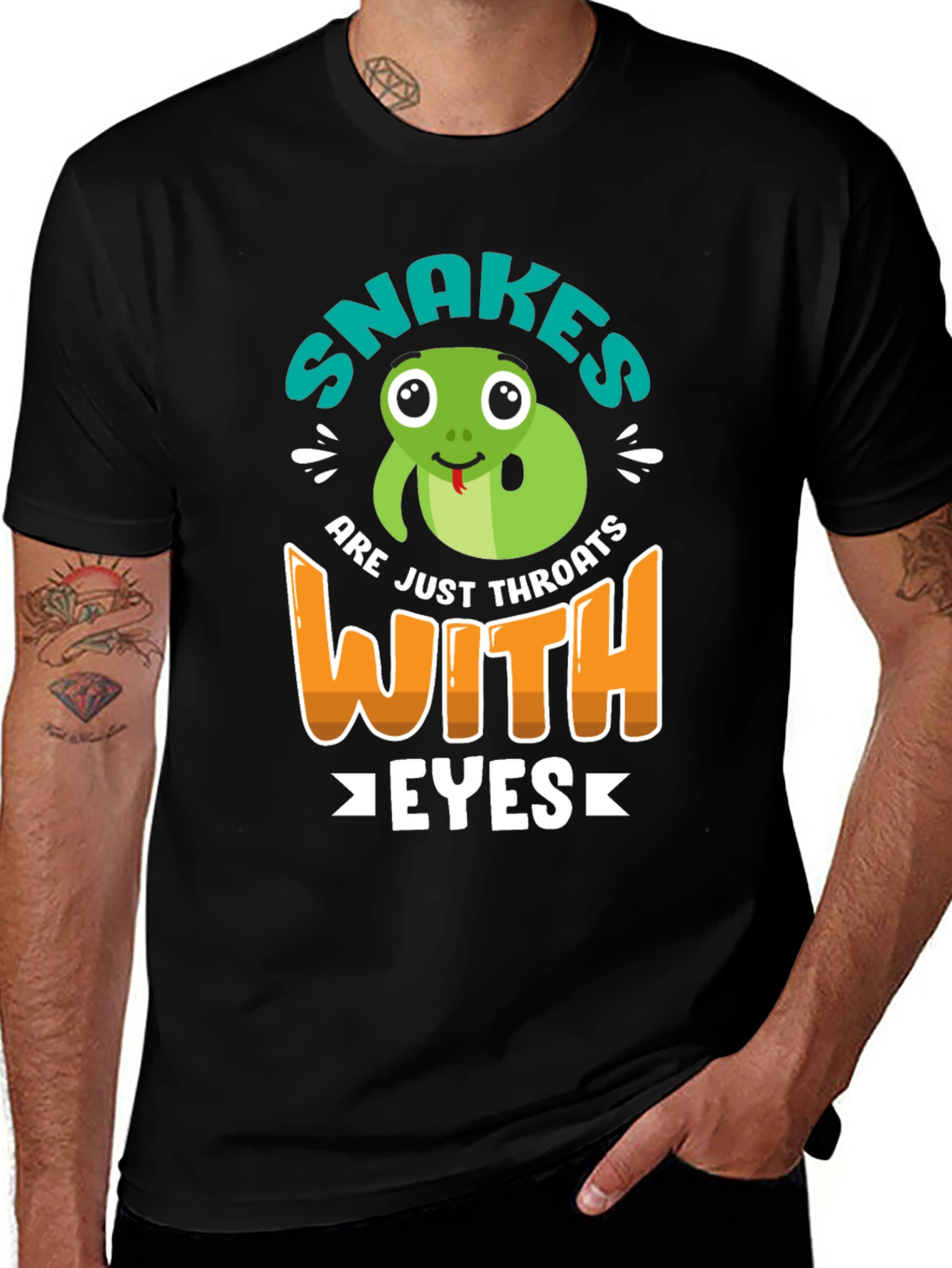 Variant 8 of Snakes Are Just Throats With Eyes T-Shirt