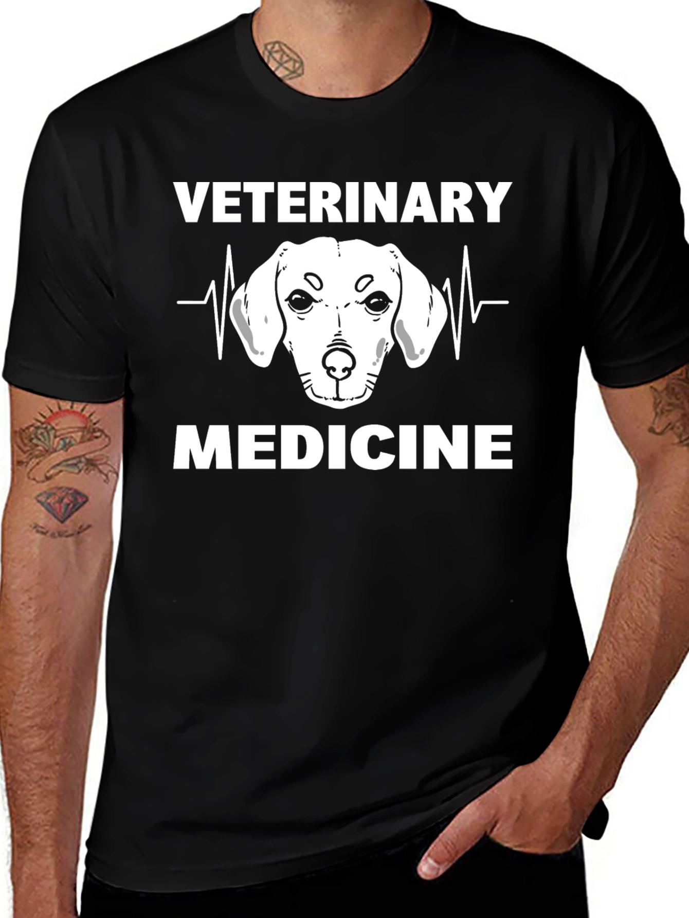 Veterinary Medicine Dog Graphic Tee