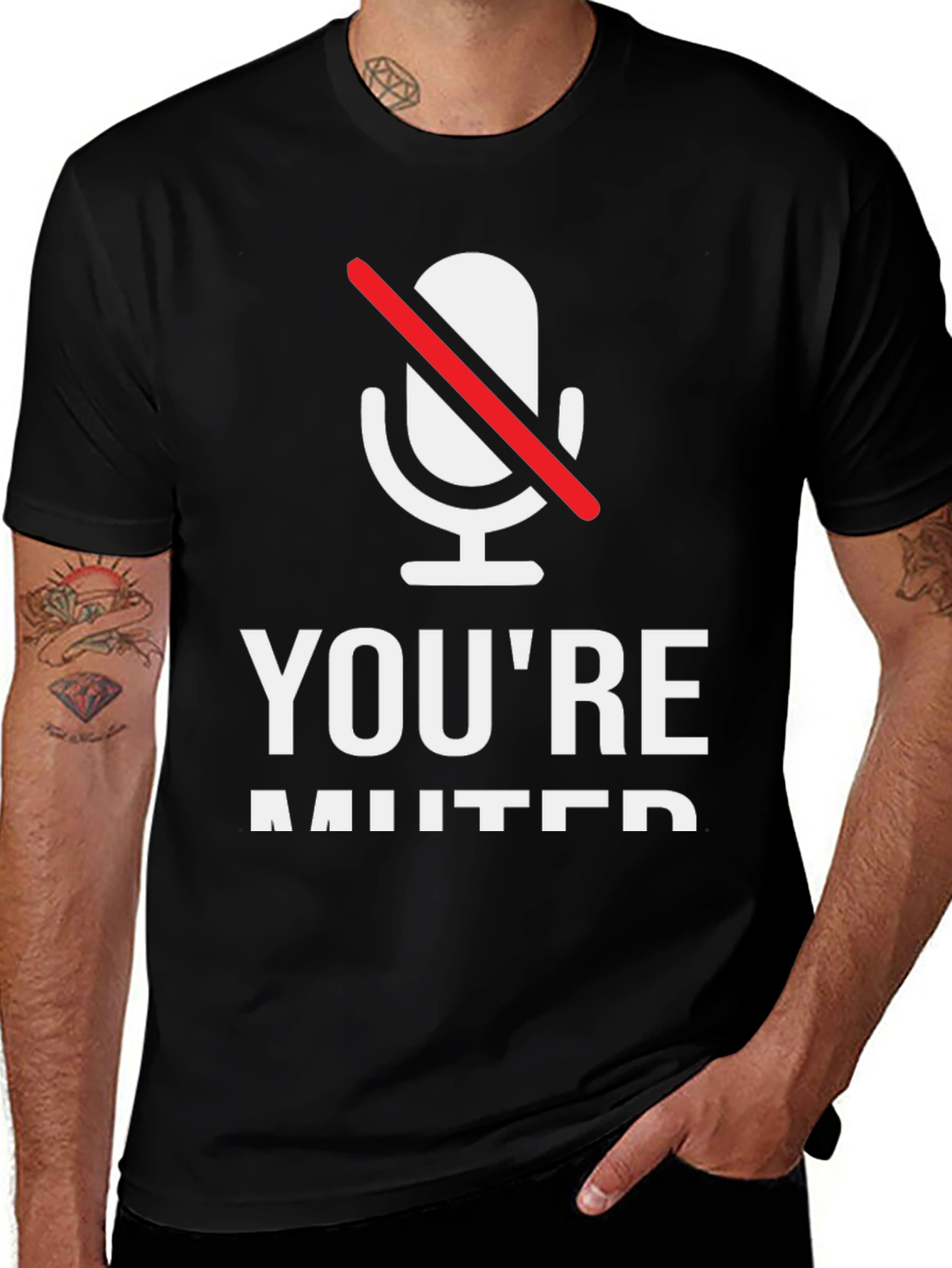 Variant 29 of You're Muted Graphic Tee - Funny Video Call Shirt