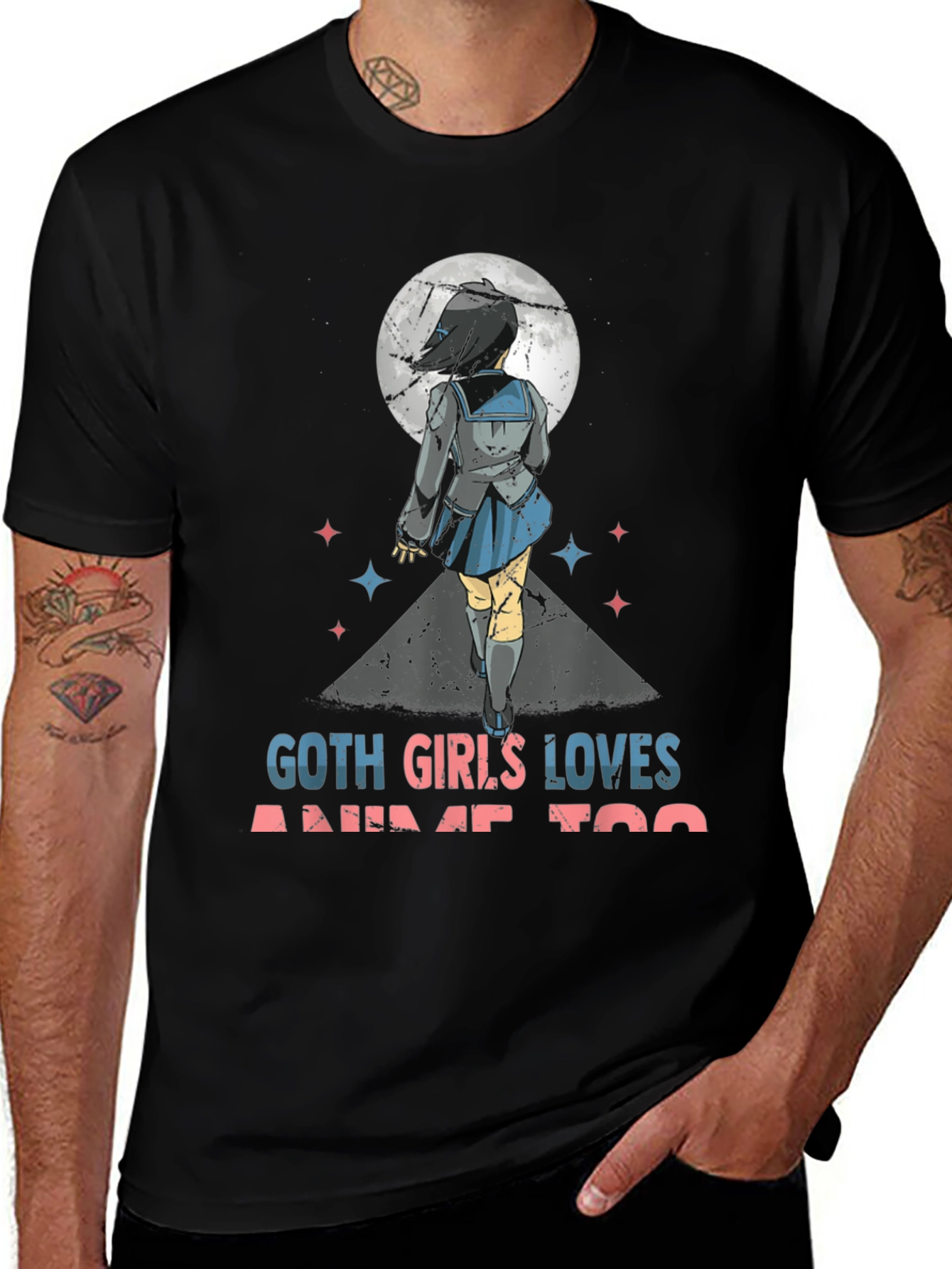Goth Anime Girls T-Shirt