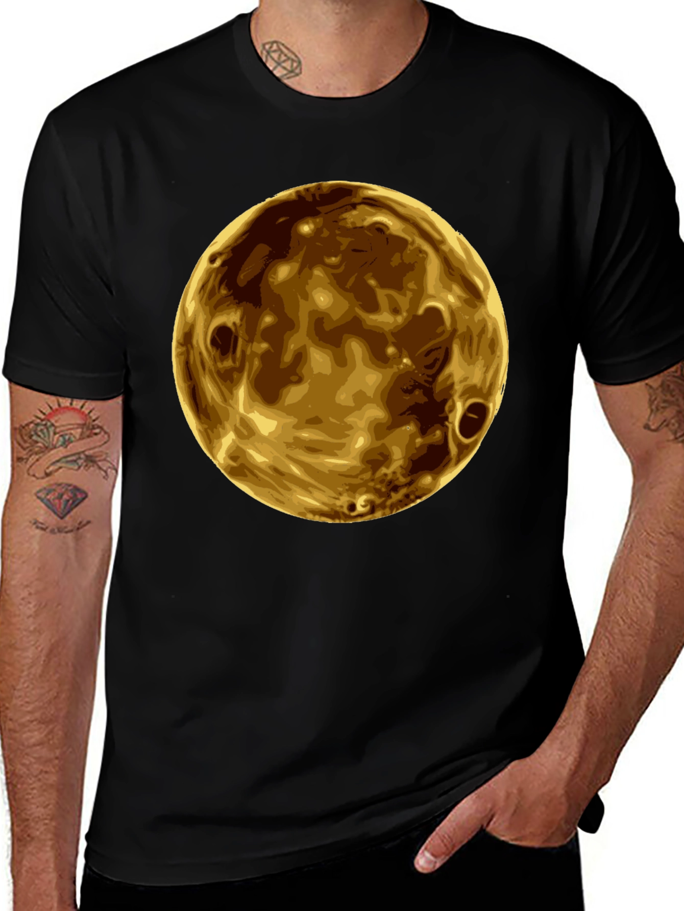 Variant 28 of Venus Planet Graphic T-Shirt - Casual Space Tee