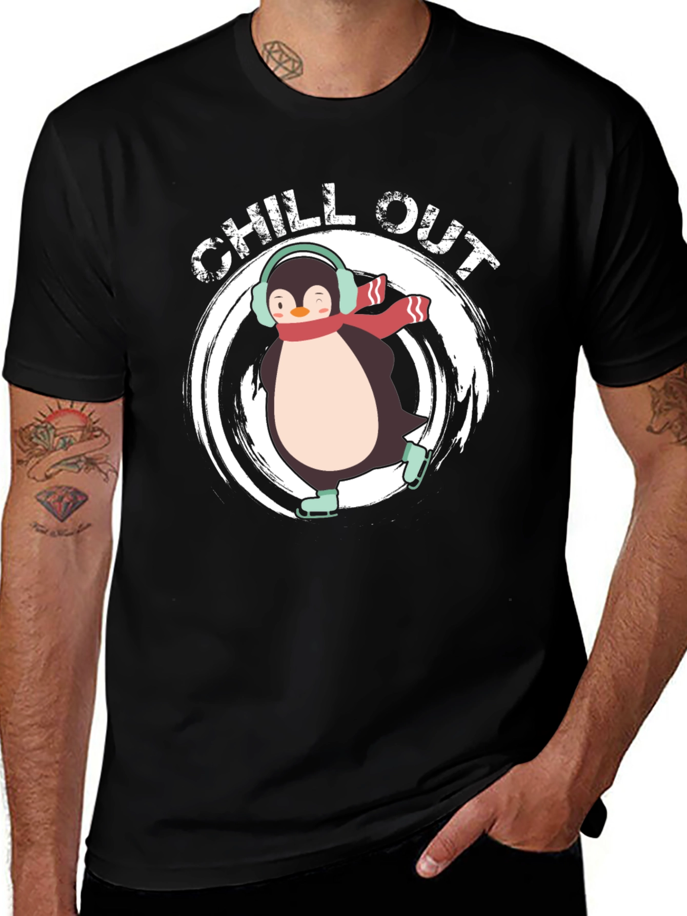Variant 21 of Chill Out Penguin T-Shirt