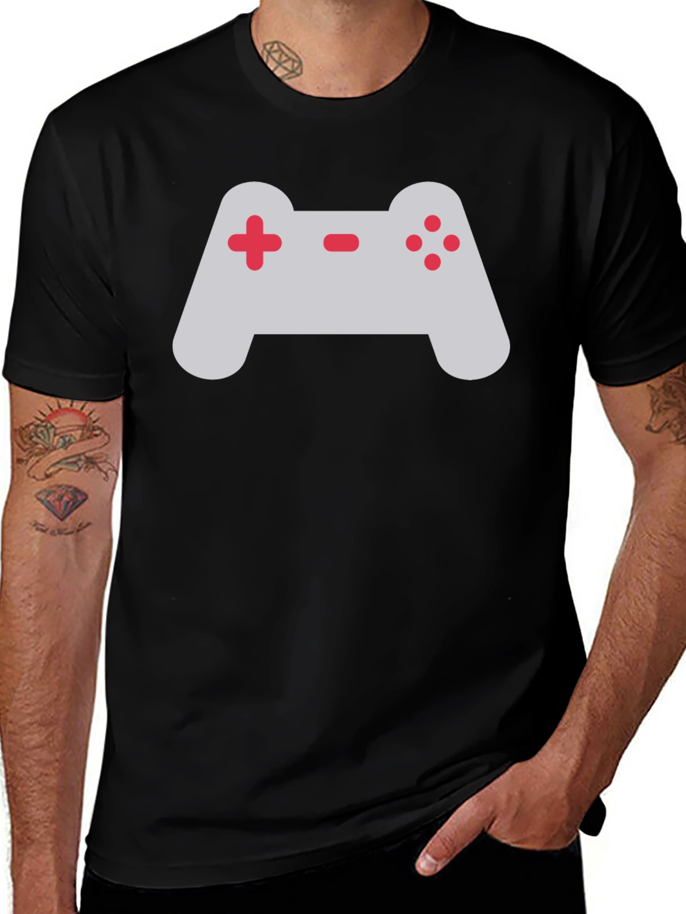 Variant 2 of Retro Gamer T-Shirt - Classic Controller Design