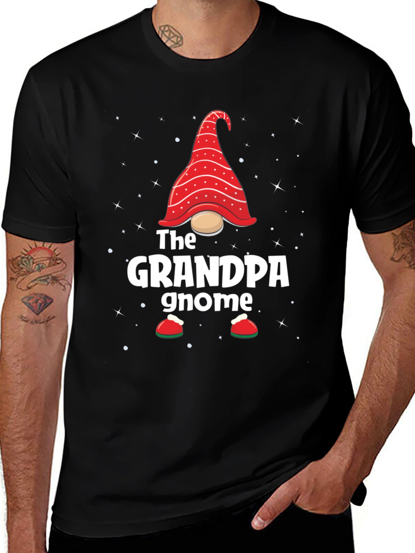 Grandpa Gnome T-Shirt - Funny Christmas Tee