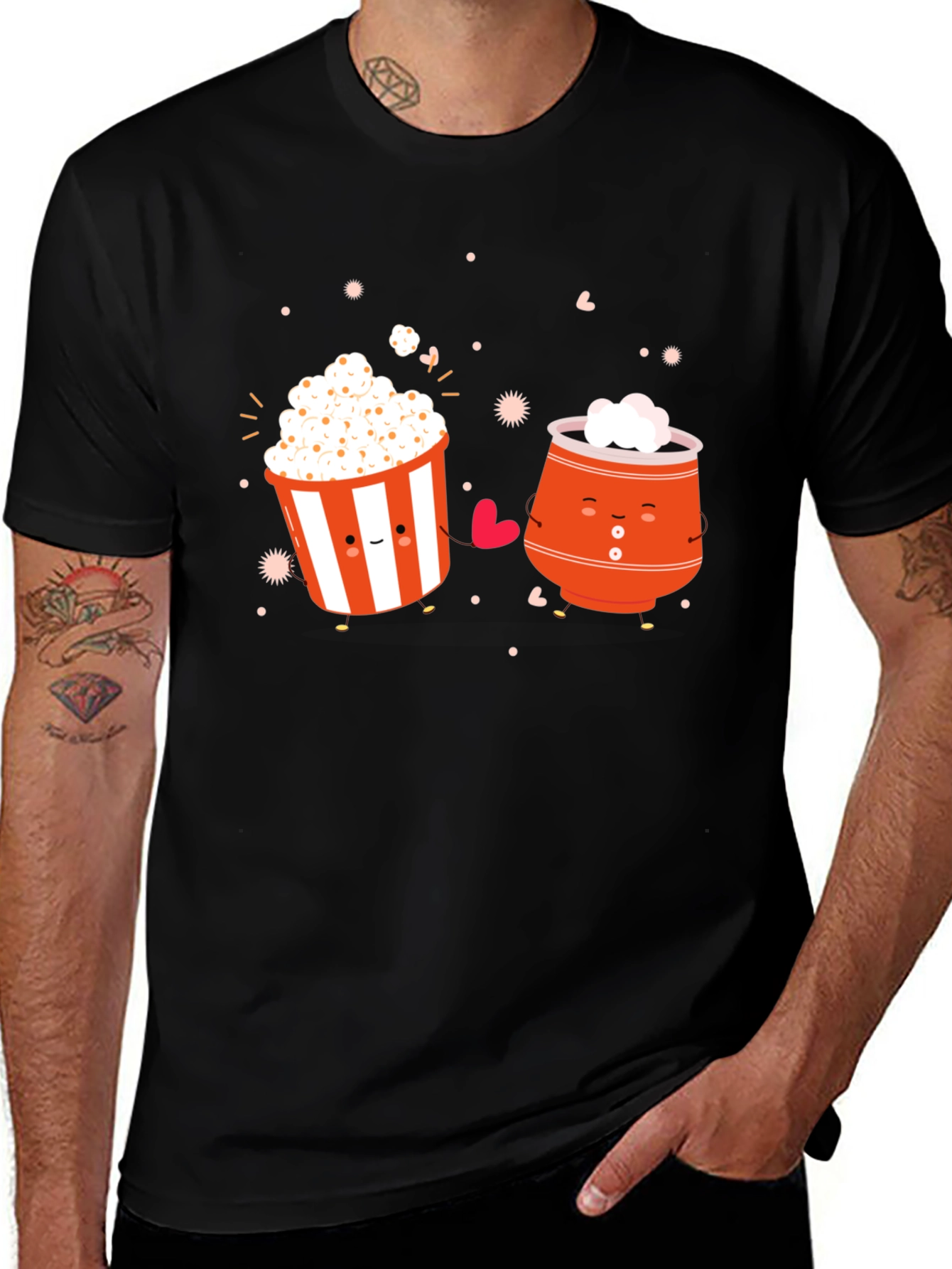 Variant 24 of Cute Cartoon Snack Graphic Tee