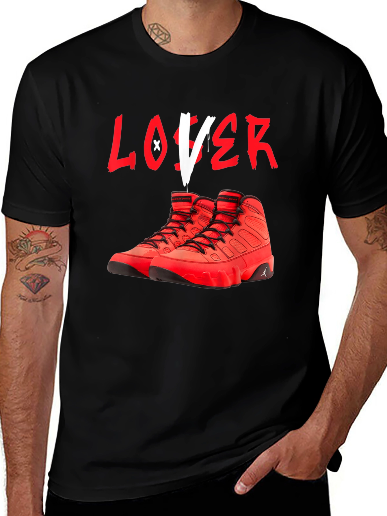 Variant 17 of Red Lover Sneakers T-Shirt