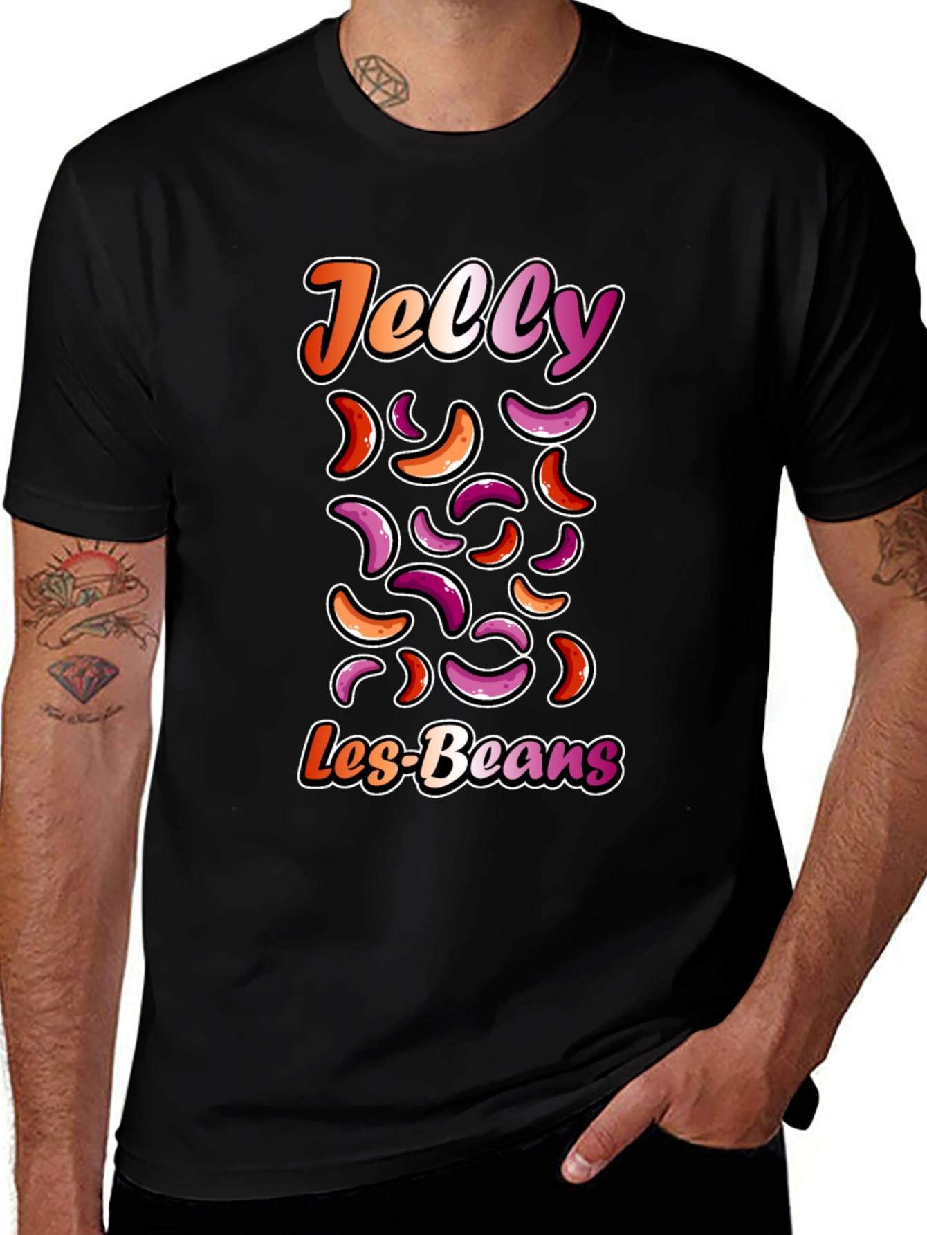 Variant 2 of Jelly Les-Beans Pride Graphic Tee