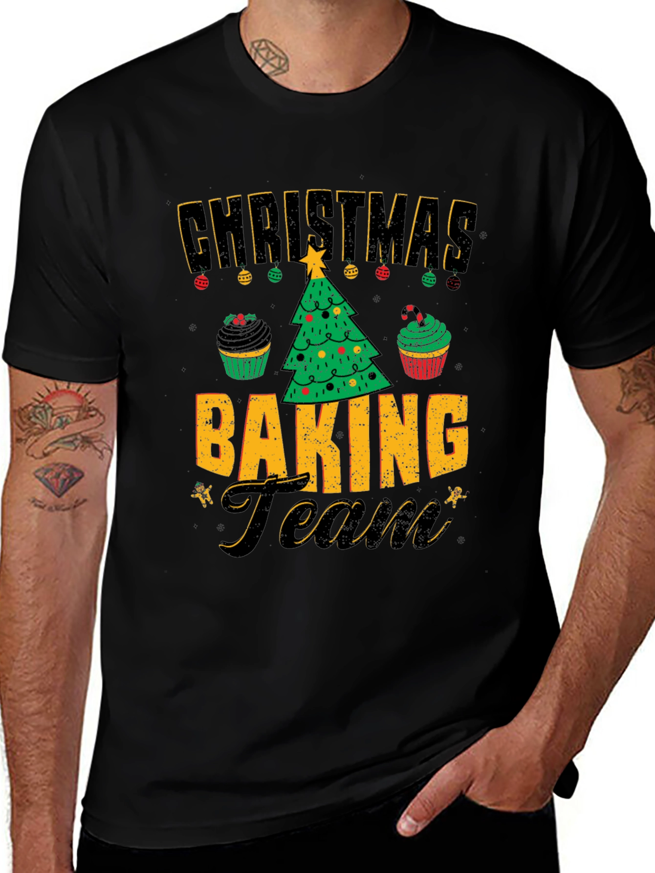 Christmas Baking Team T-Shirt Holiday Tee