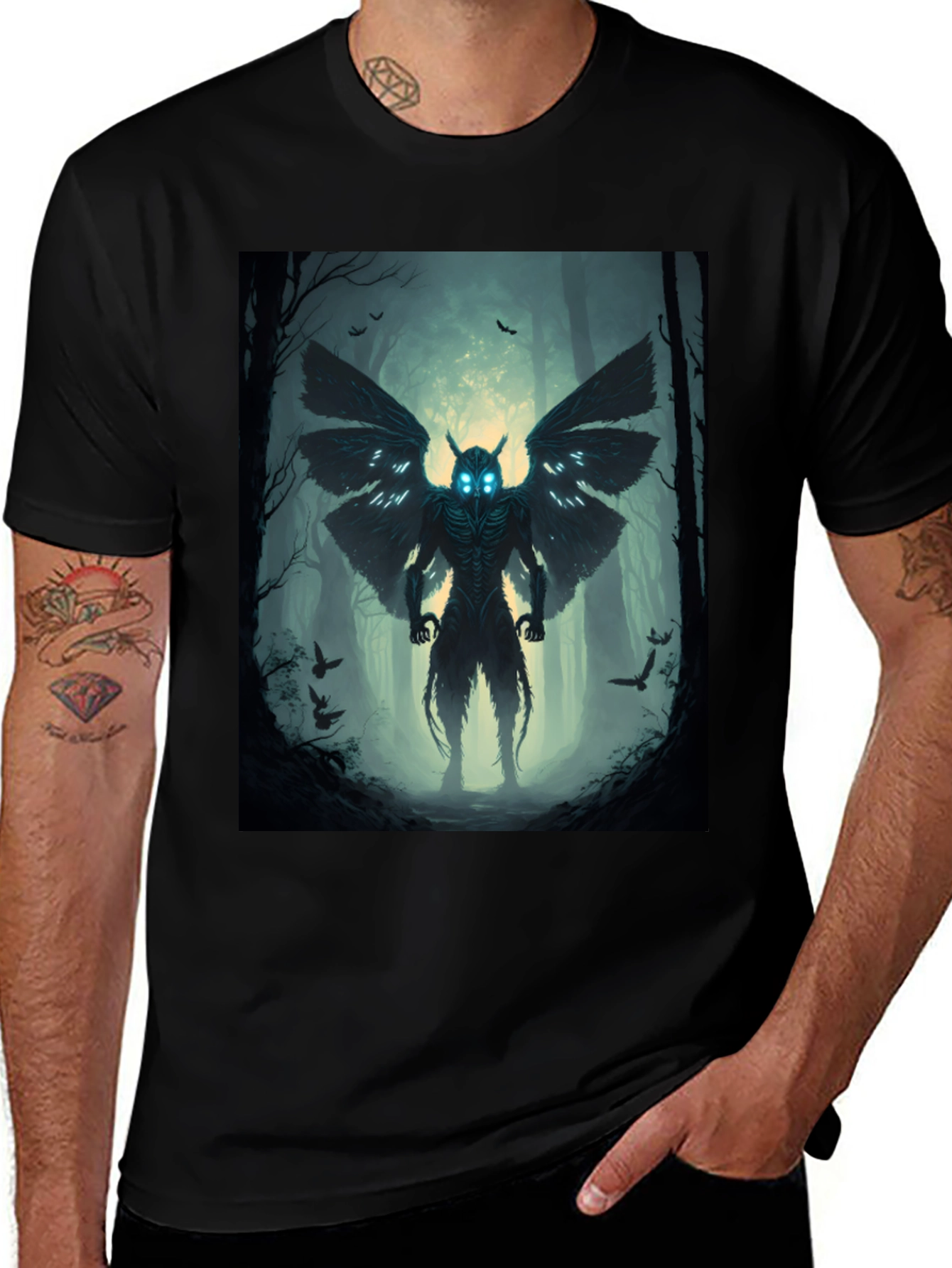 Mothman T-Shirt - Cryptid Graphic Tee