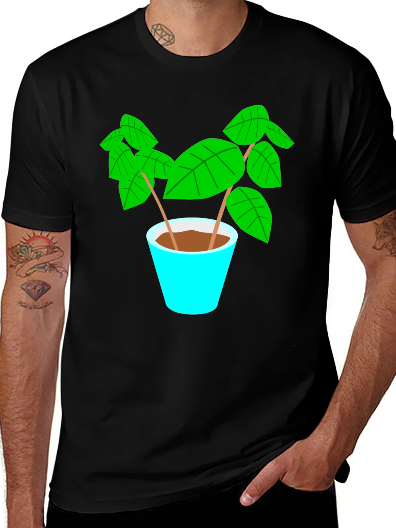 Variant 18 of Plant Graphic T-Shirt: Stylish & Unique Design