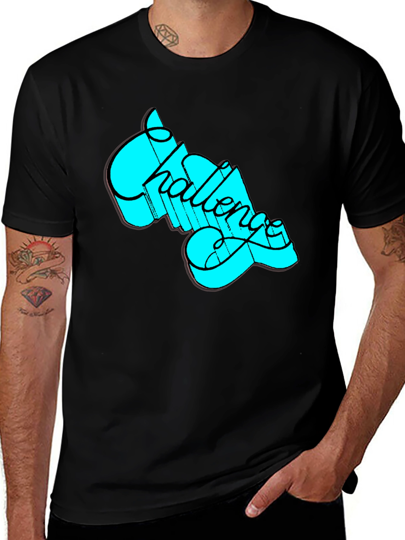 Challenge Graphic T-Shirt - Cool Design