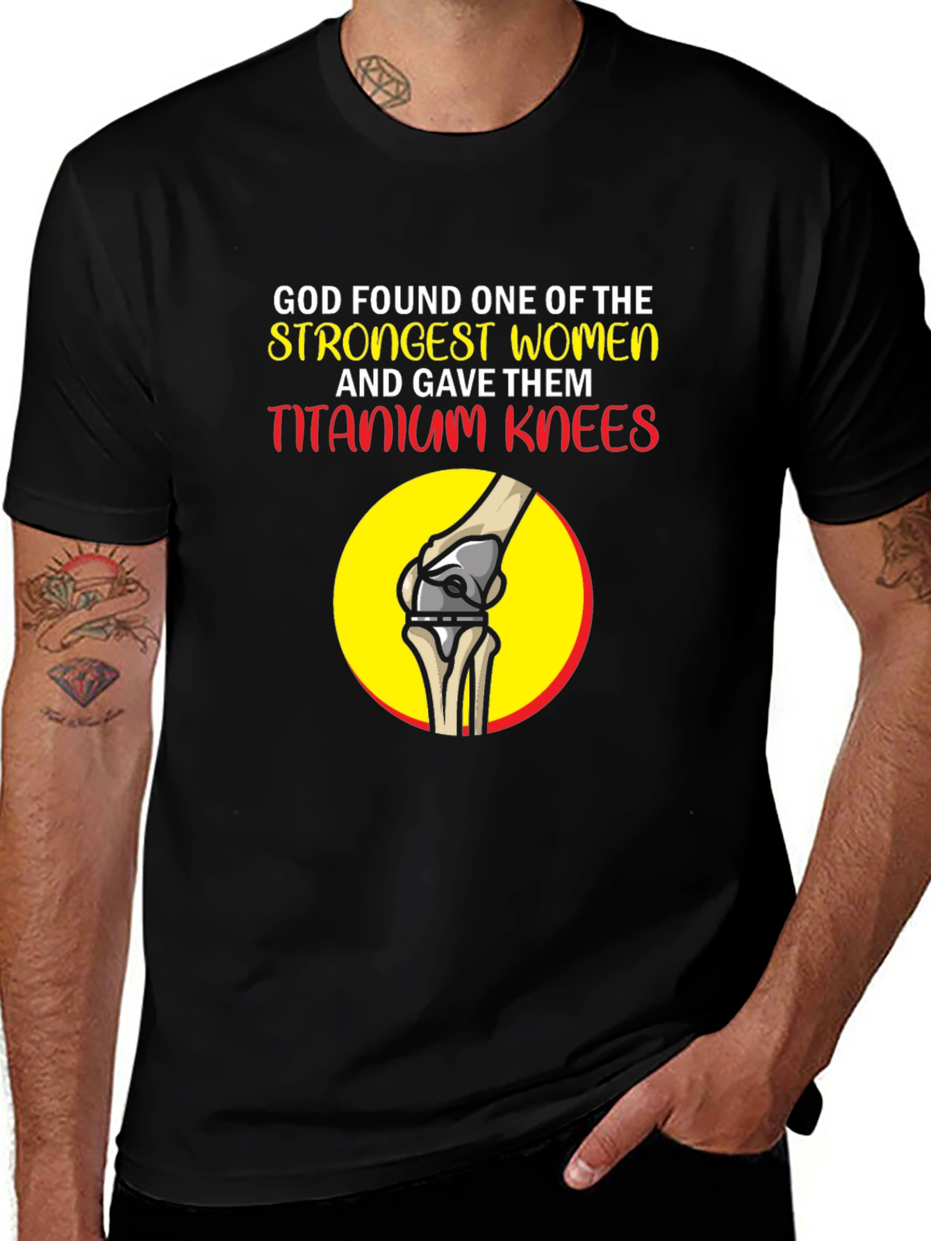 Variant 2 of Strong Women Titanium Knees Graphic Tee