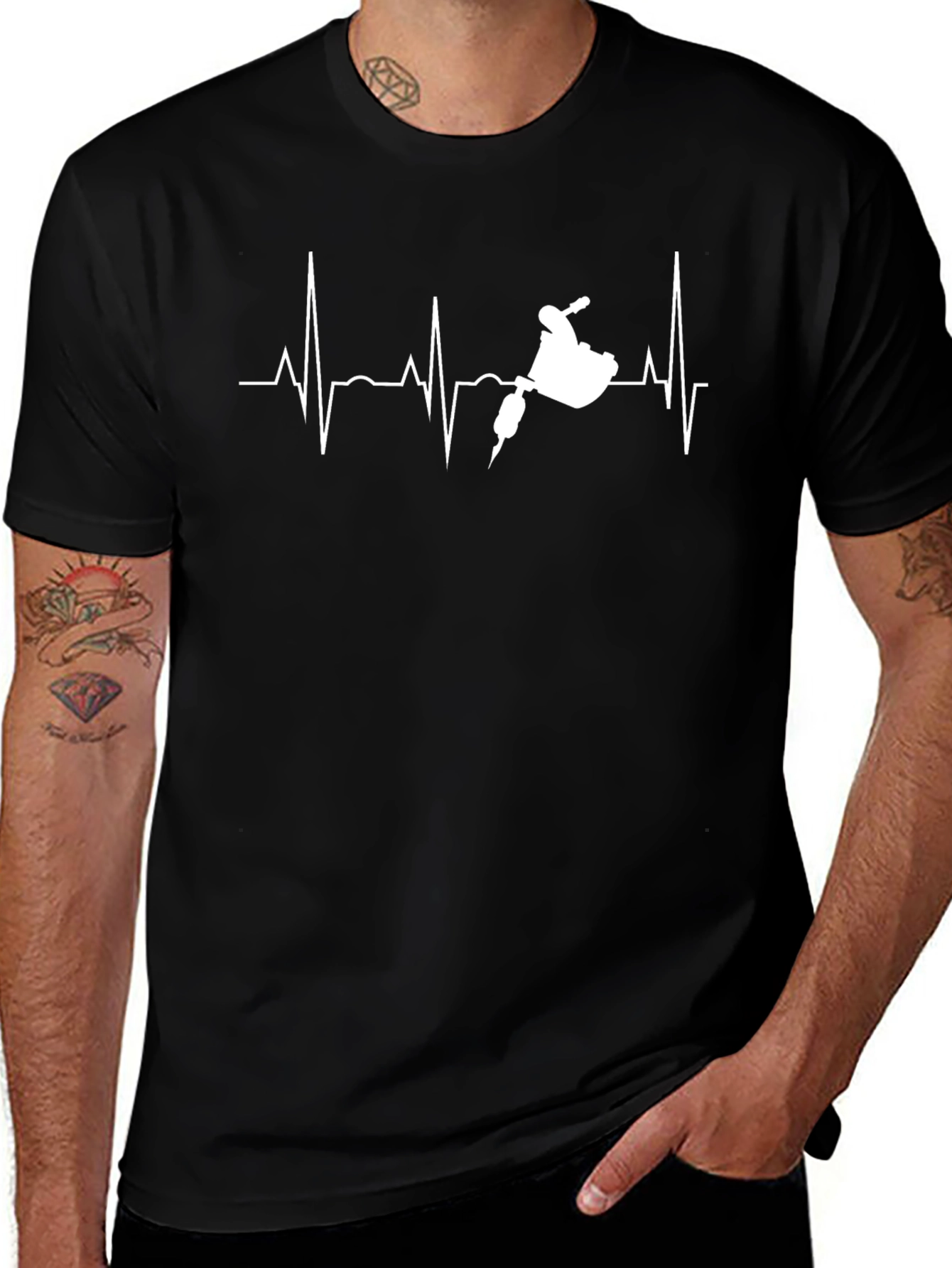 Variant 26 of Tattoo Heartbeat T-Shirt