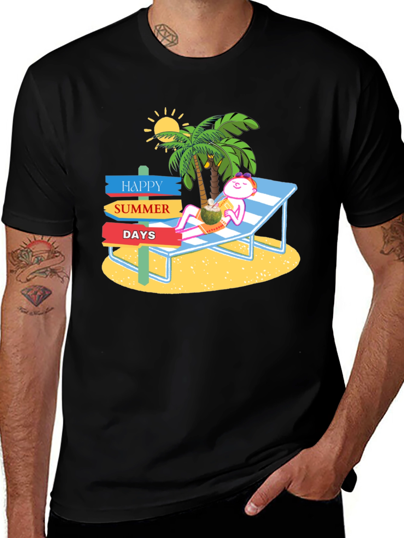 Variant 23 of Happy Summer Days T-Shirt