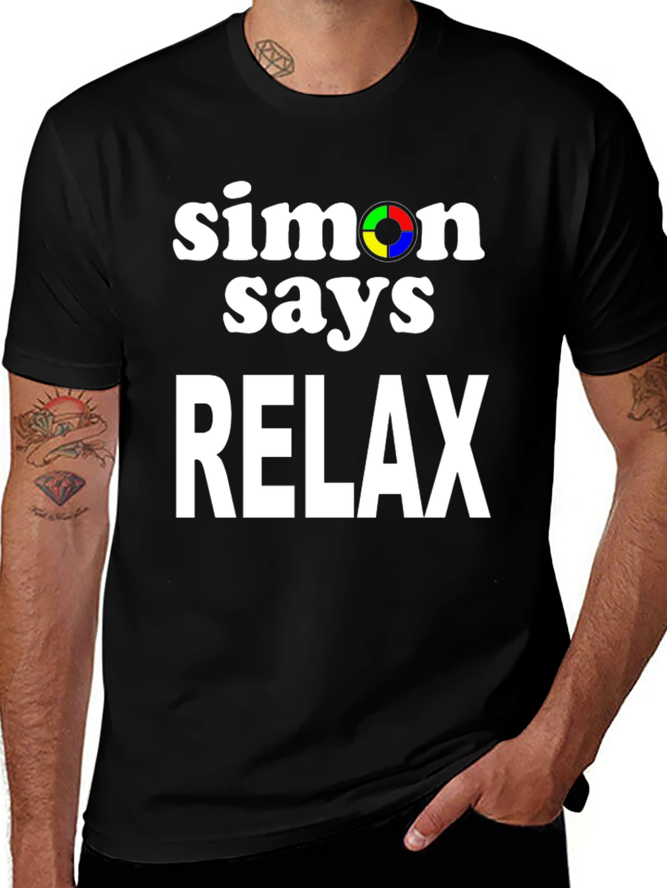 Variant 2 of Simon Says Relax Graphic T-Shirt