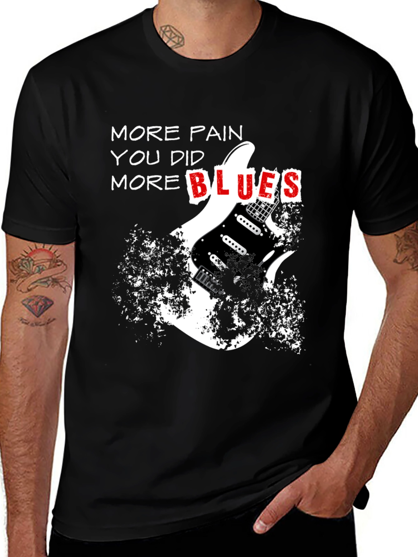 Variant 8 of More Pain More Blues Graphic Tee