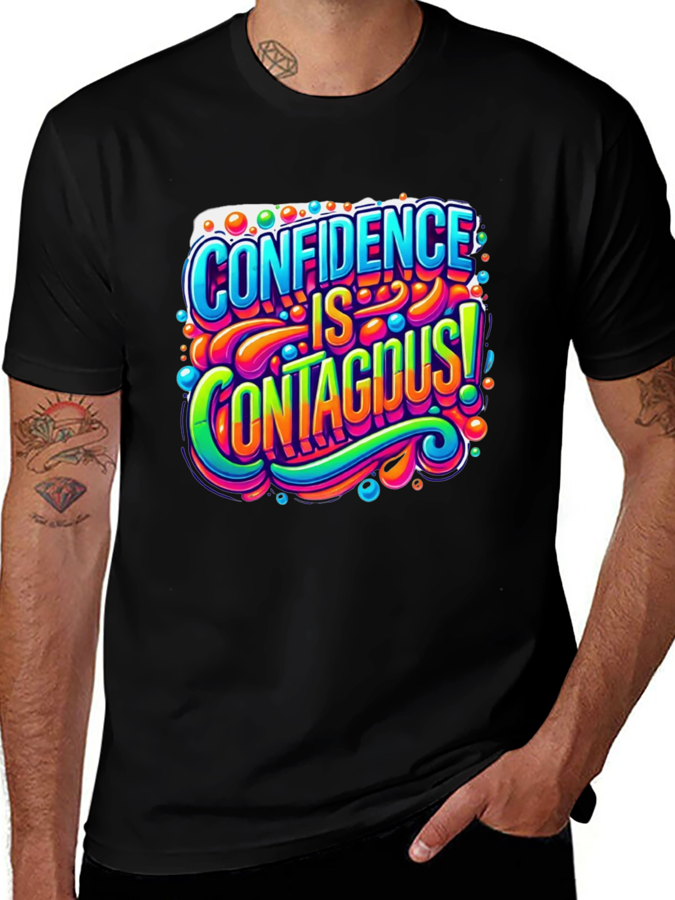 Variant 25 of Confidence is Contagious Graphic Tee