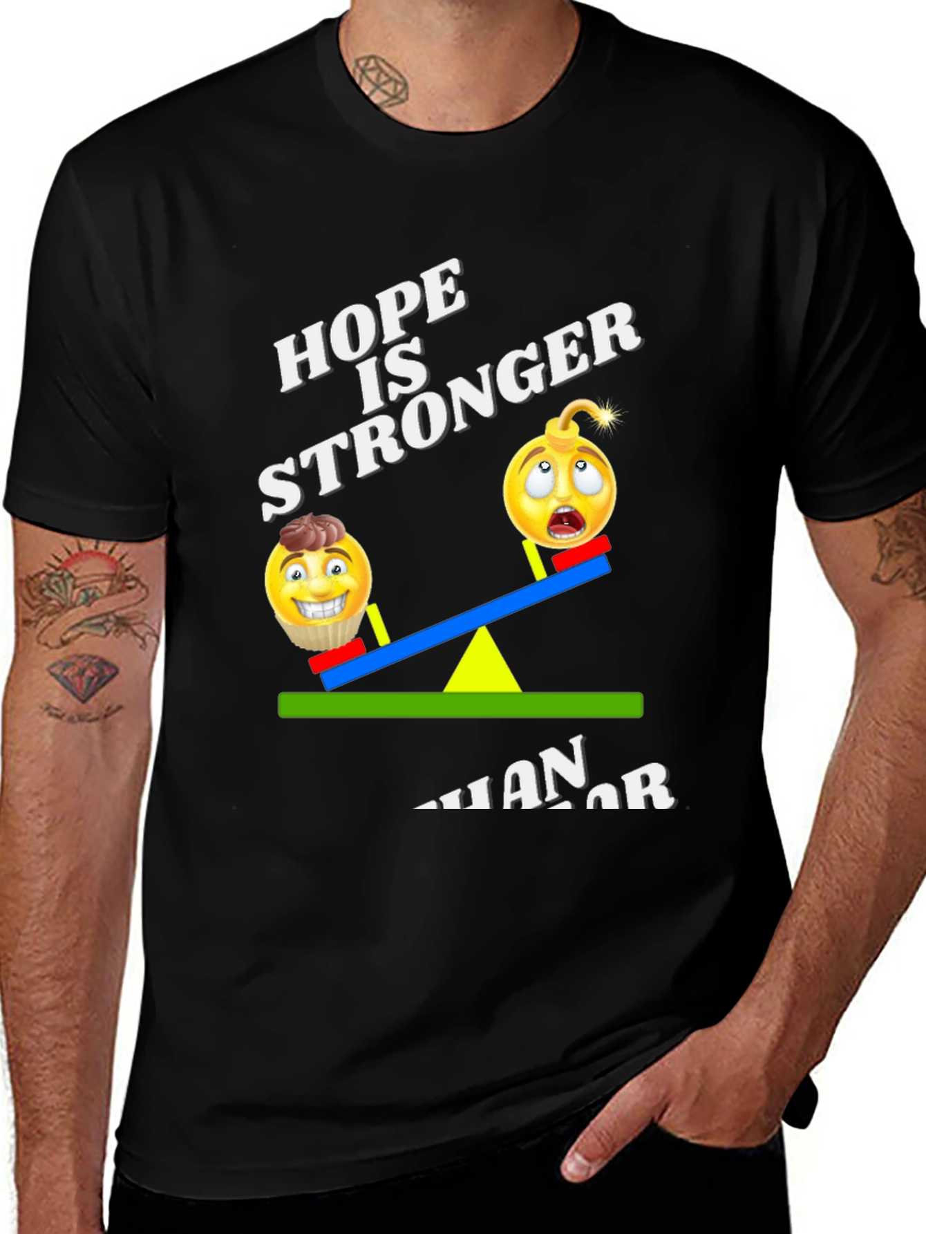 Variant 30 of Hope is Stronger Than Terror T-Shirt