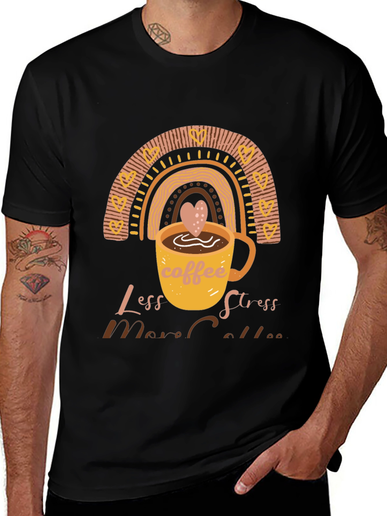 Variant 17 of Coffee Lover's Graphic T-Shirt