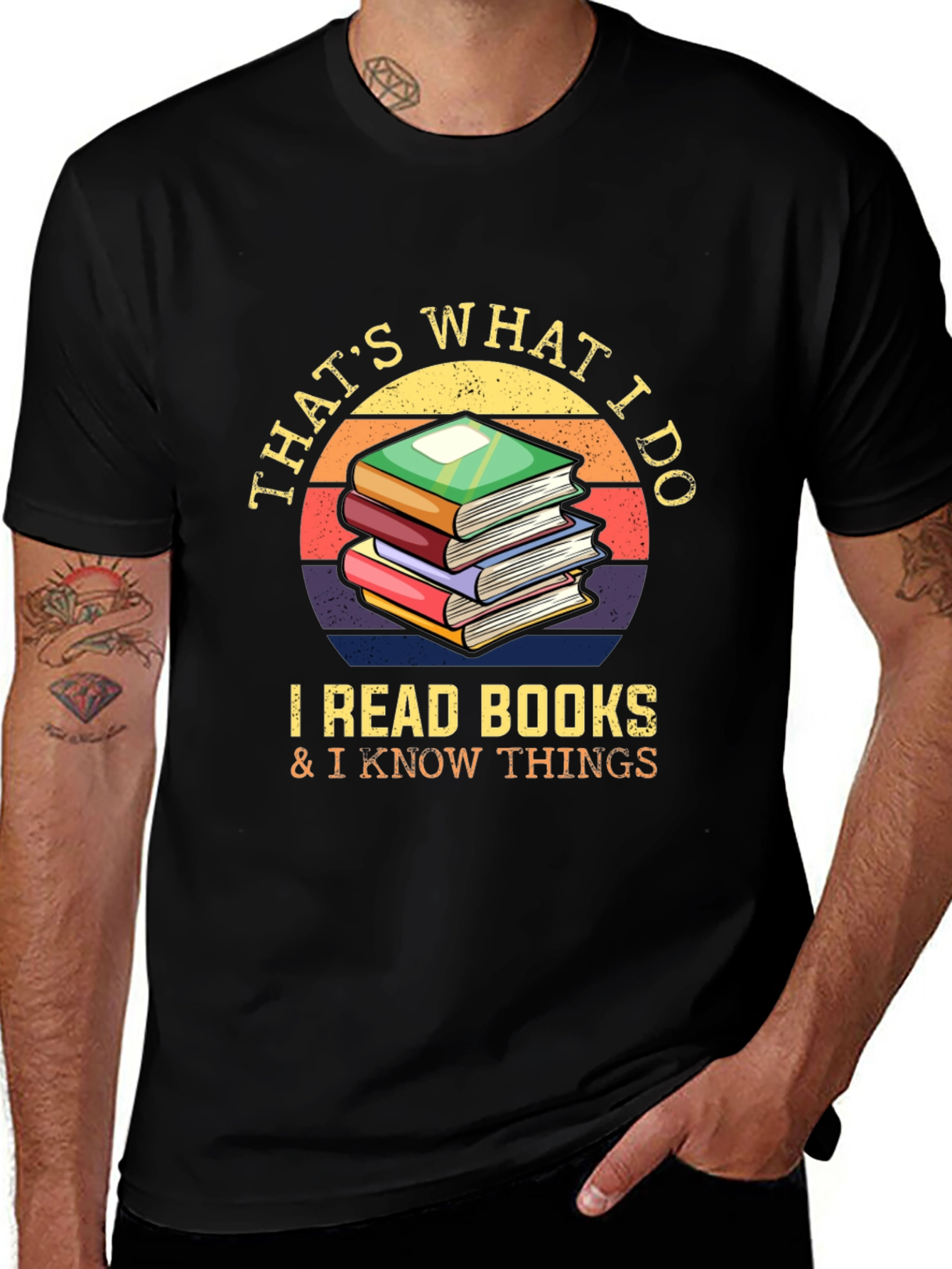 Variant 14 of I Read Books & Know Things T-Shirt