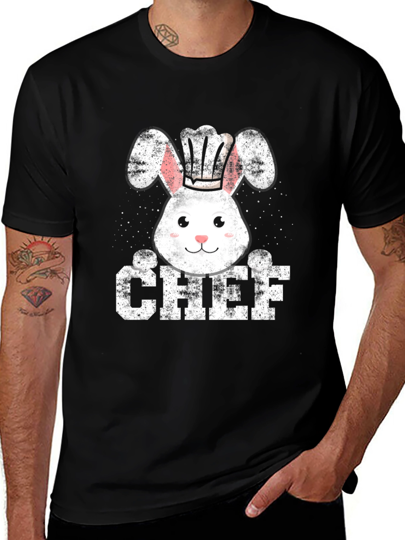 Variant 22 of Chef Bunny T-Shirt, Easter Cook Gift