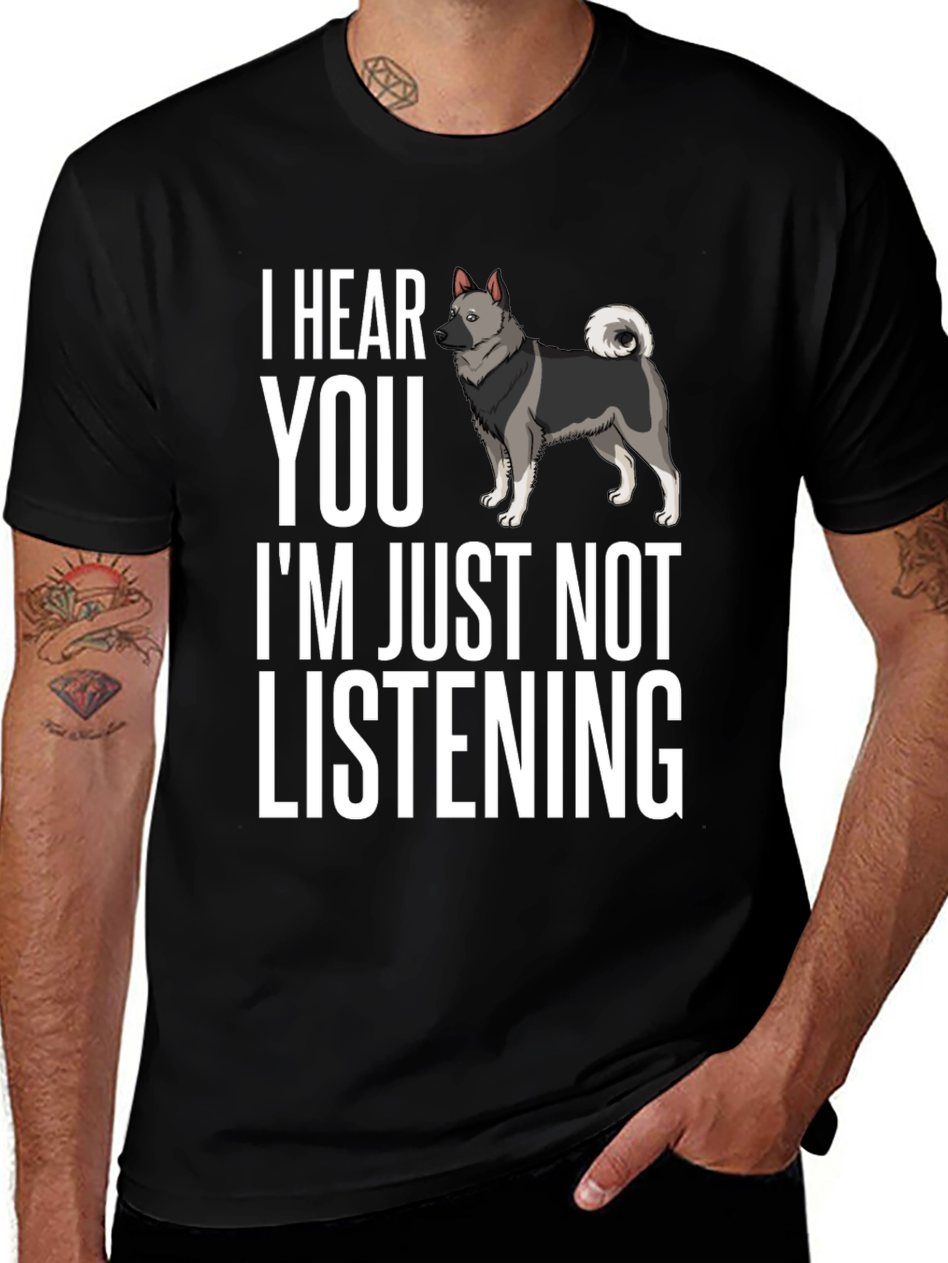 Variant 18 of Funny Dog Lover T-Shirt - I Hear You I'm Just Not Listening