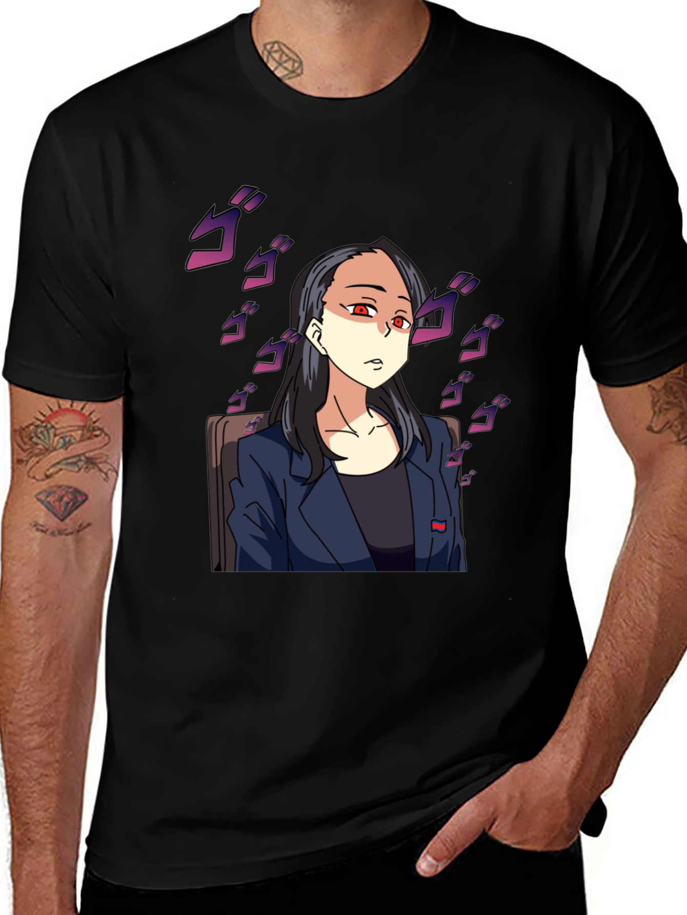 Variant 16 of Anime Style T-Shirt - Unique Design