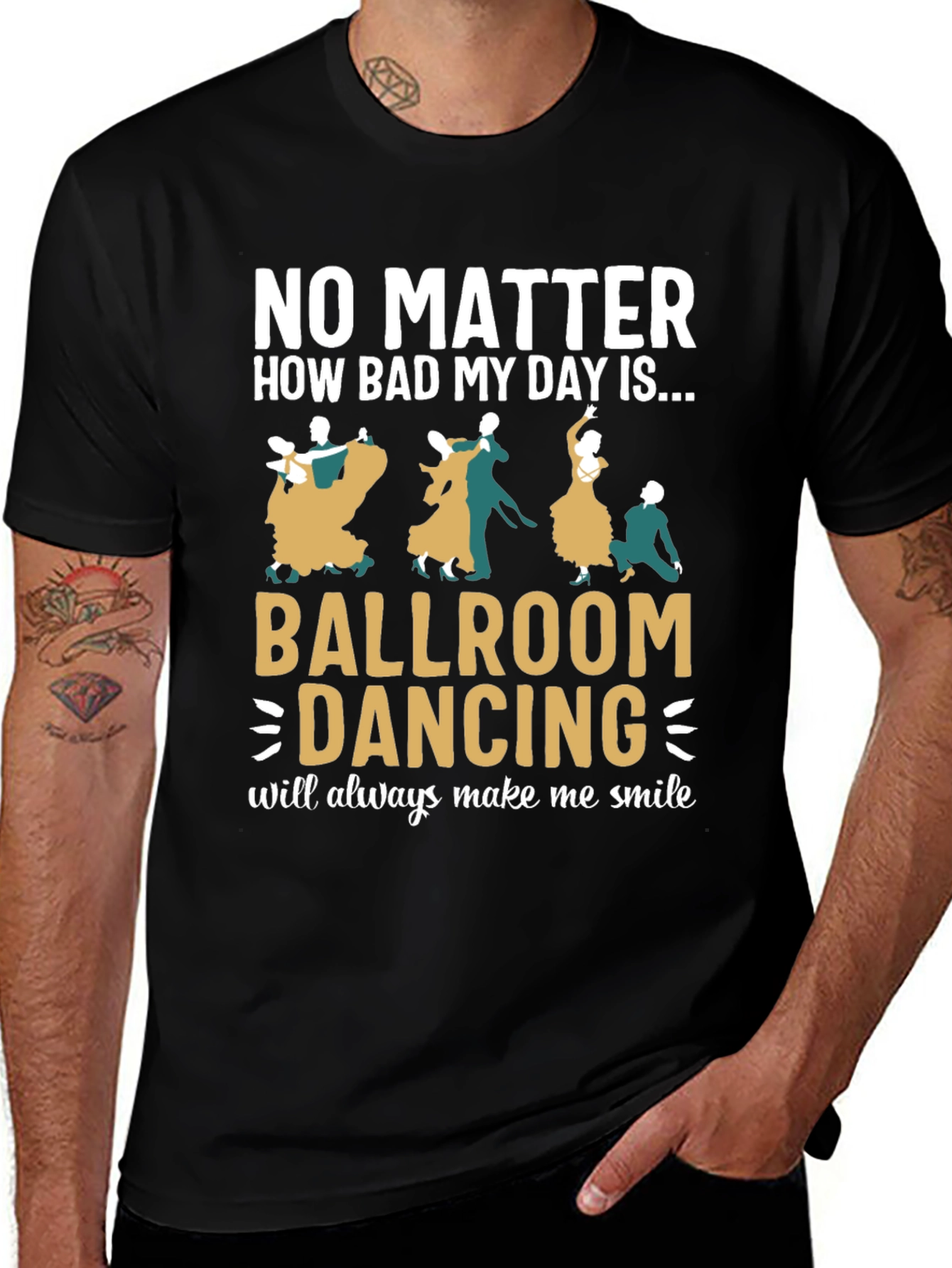 Variant 27 of Ballroom Dancing T-Shirt - Dance Lover Tee