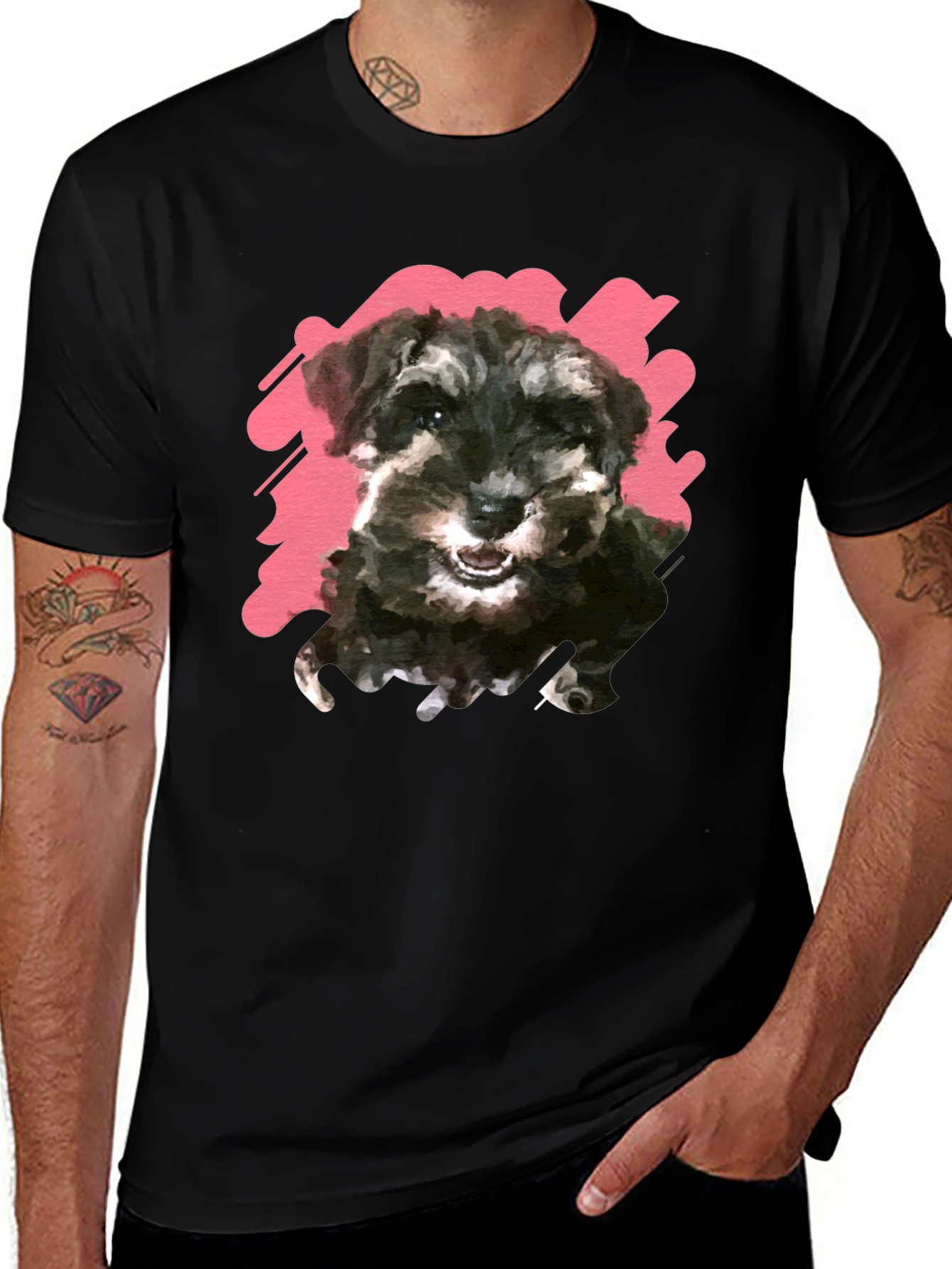 Variant 27 of Dog Breed Watercolor Graphic T-Shirt