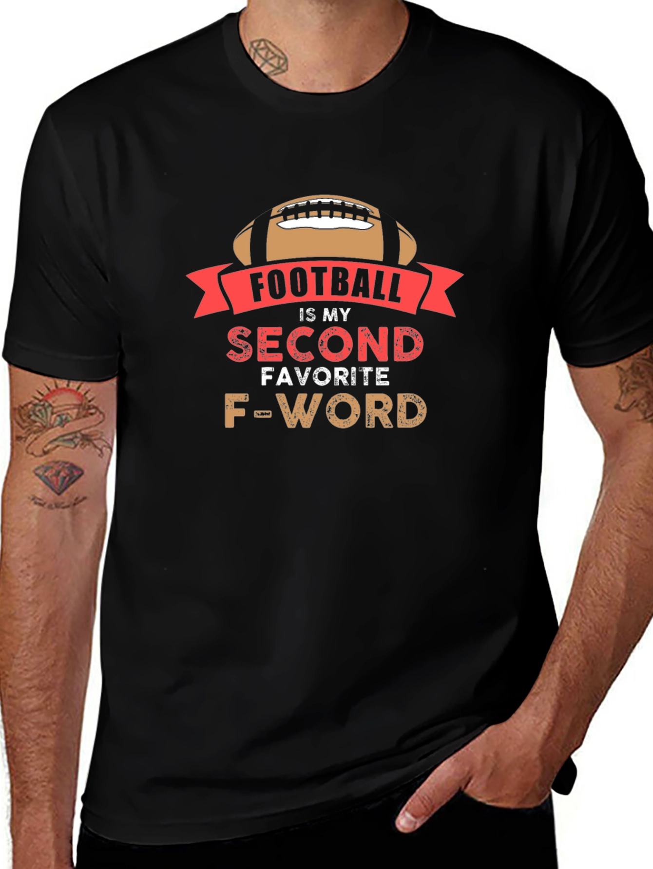 Variant 26 of Football's My Second Favorite F-Word Men's T-Shirt
