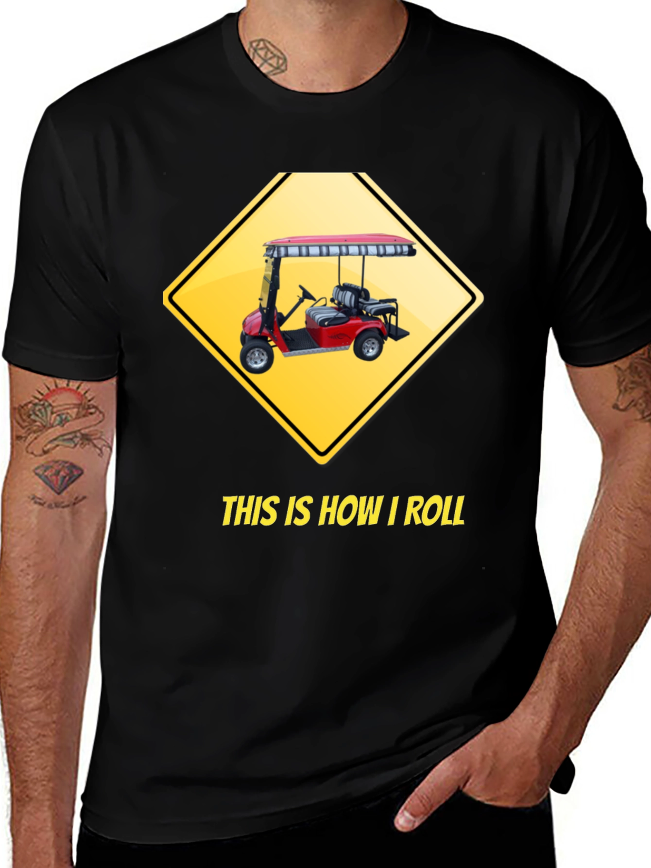 This Is How I Roll Golf Cart T-Shirt